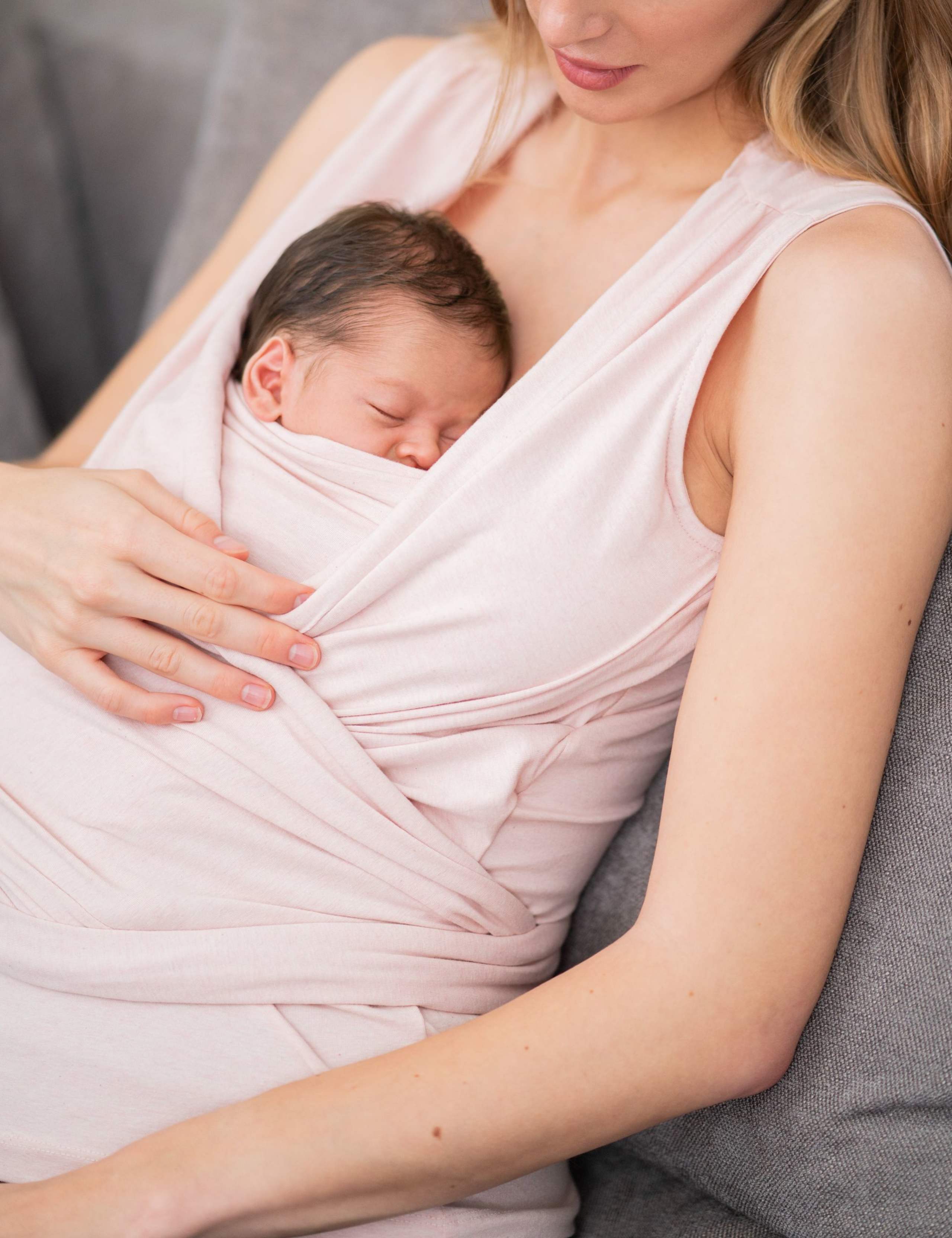 Maternity Cotton Rich Skin to Skin Wrap Top 1 of 5
