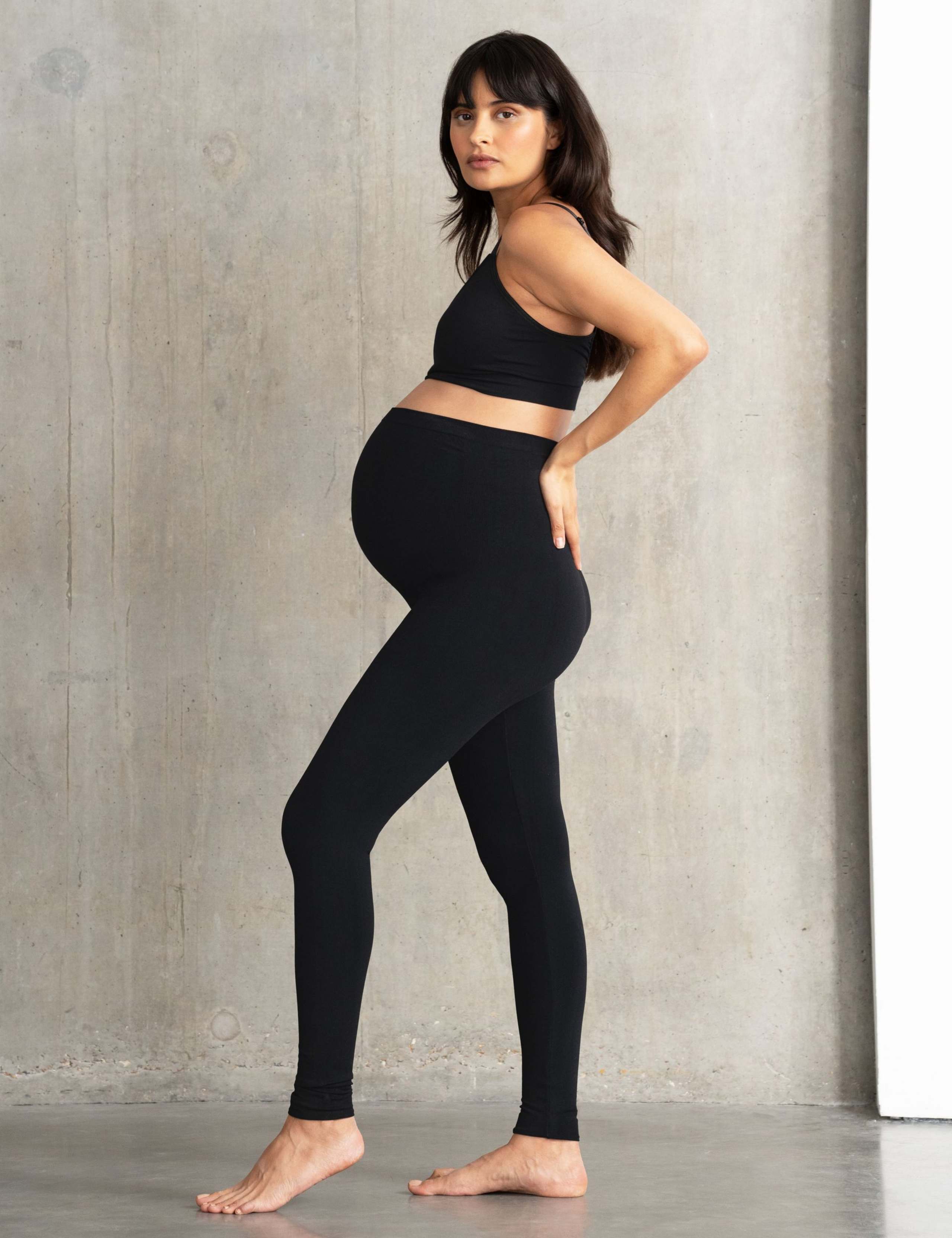 Maternity High Waisted Leggings 2 of 4