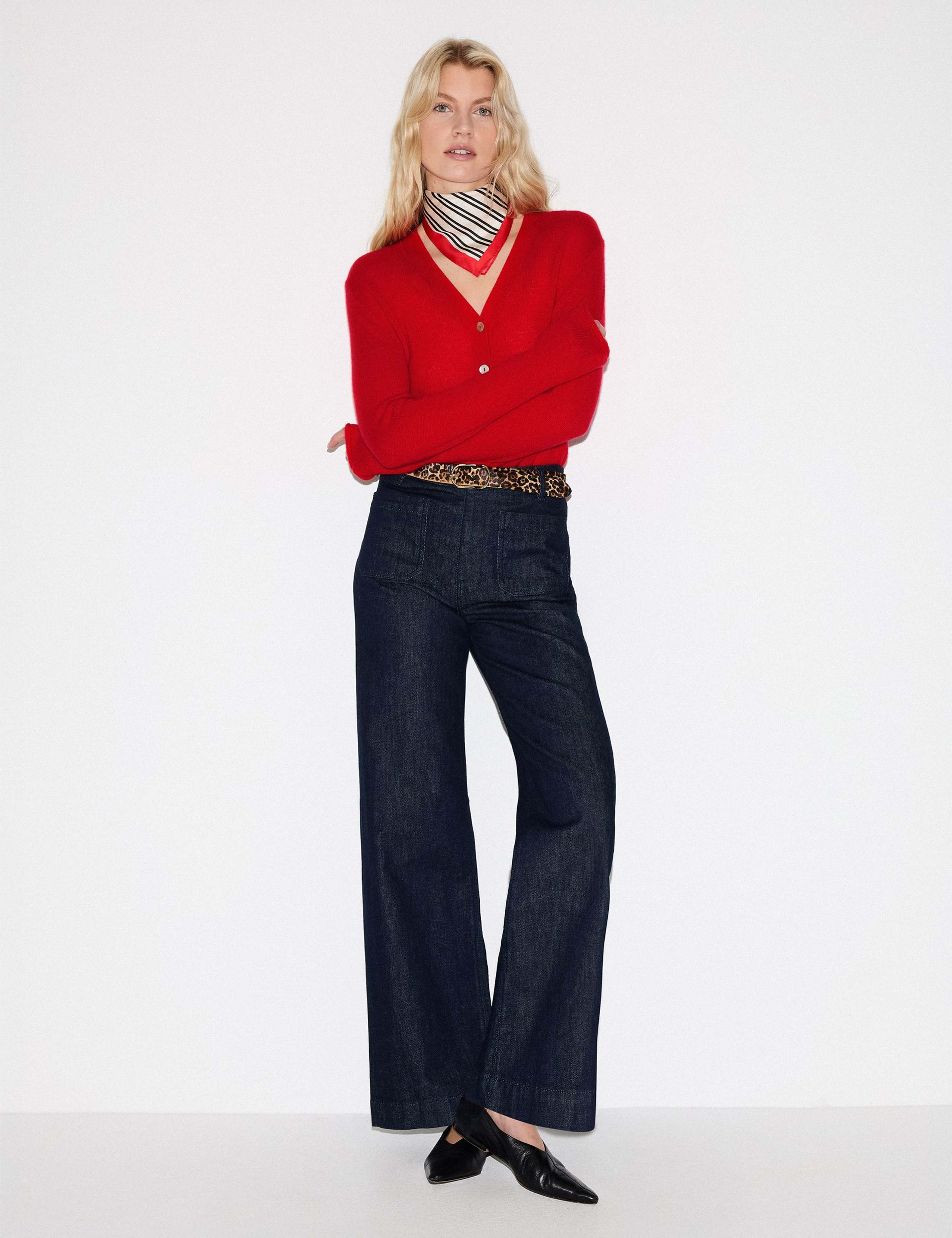 Cashmere Blend V-Neck Cardigan 4 of 6