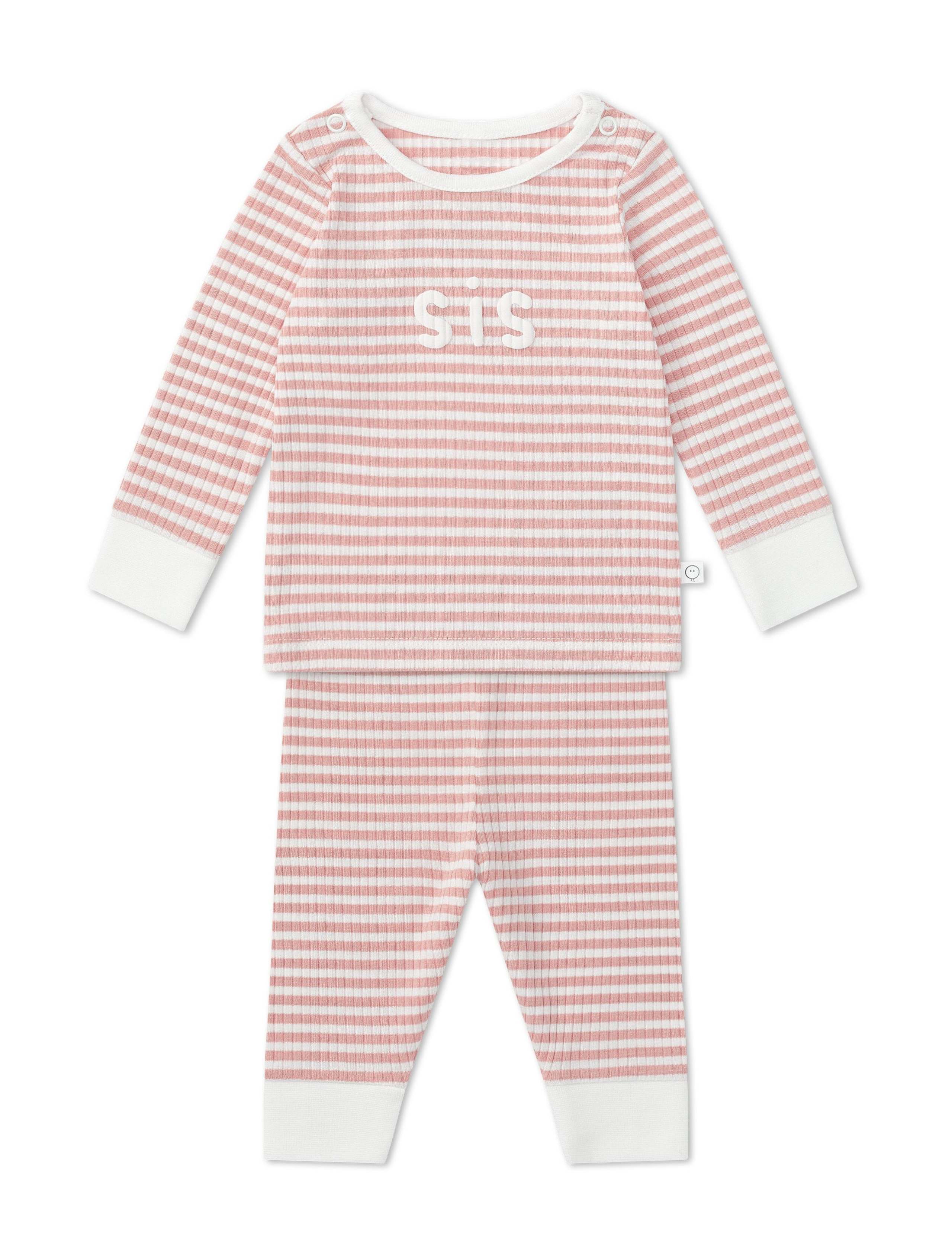 Striped Sis Pyjamas (3 Mths-8 Yrs) 2 of 3