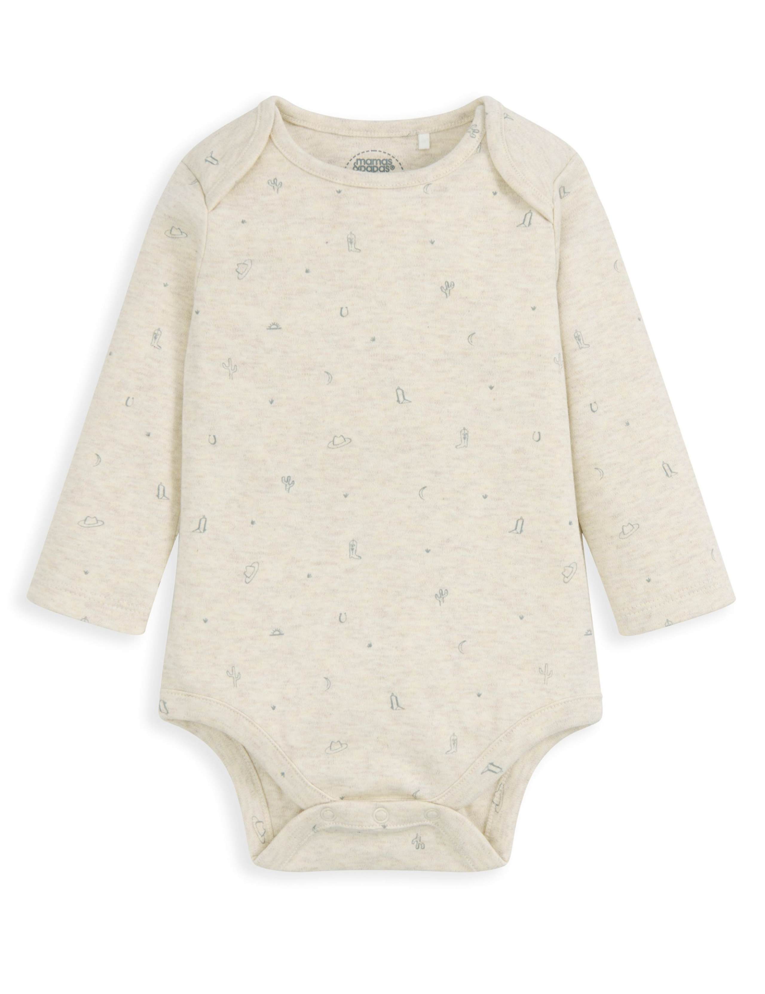 Cotton Rich Quilted Dungarees & Bodysuit Set (0-12 Mths) 4 of 4