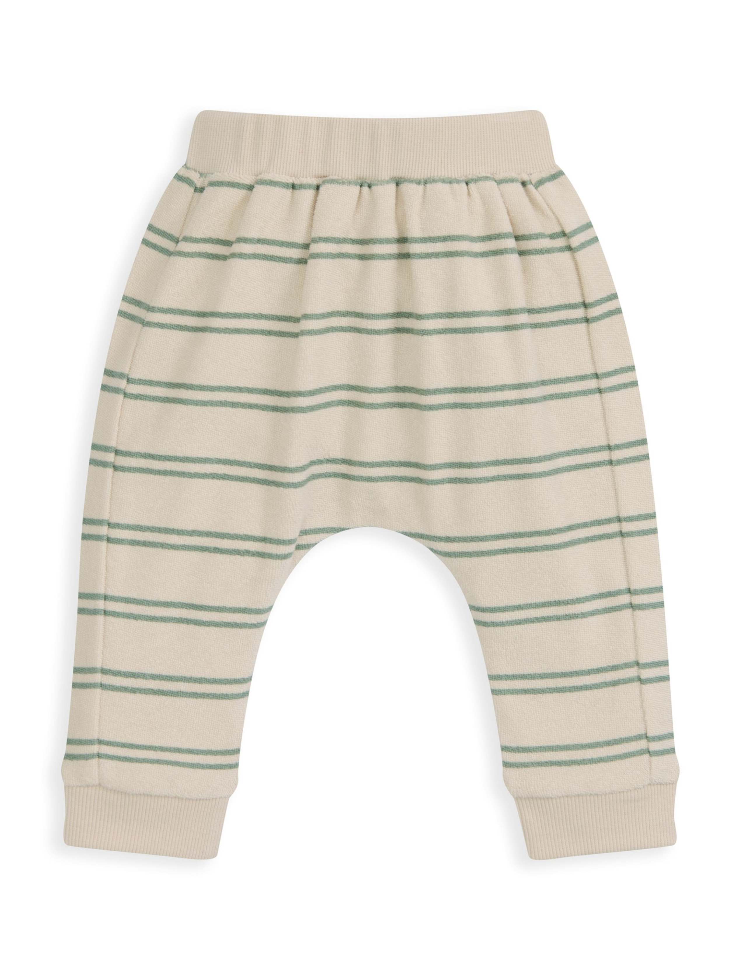 2 Piece Towelling Striped T-Shirt Outfit (0-36 Mths) 4 of 4