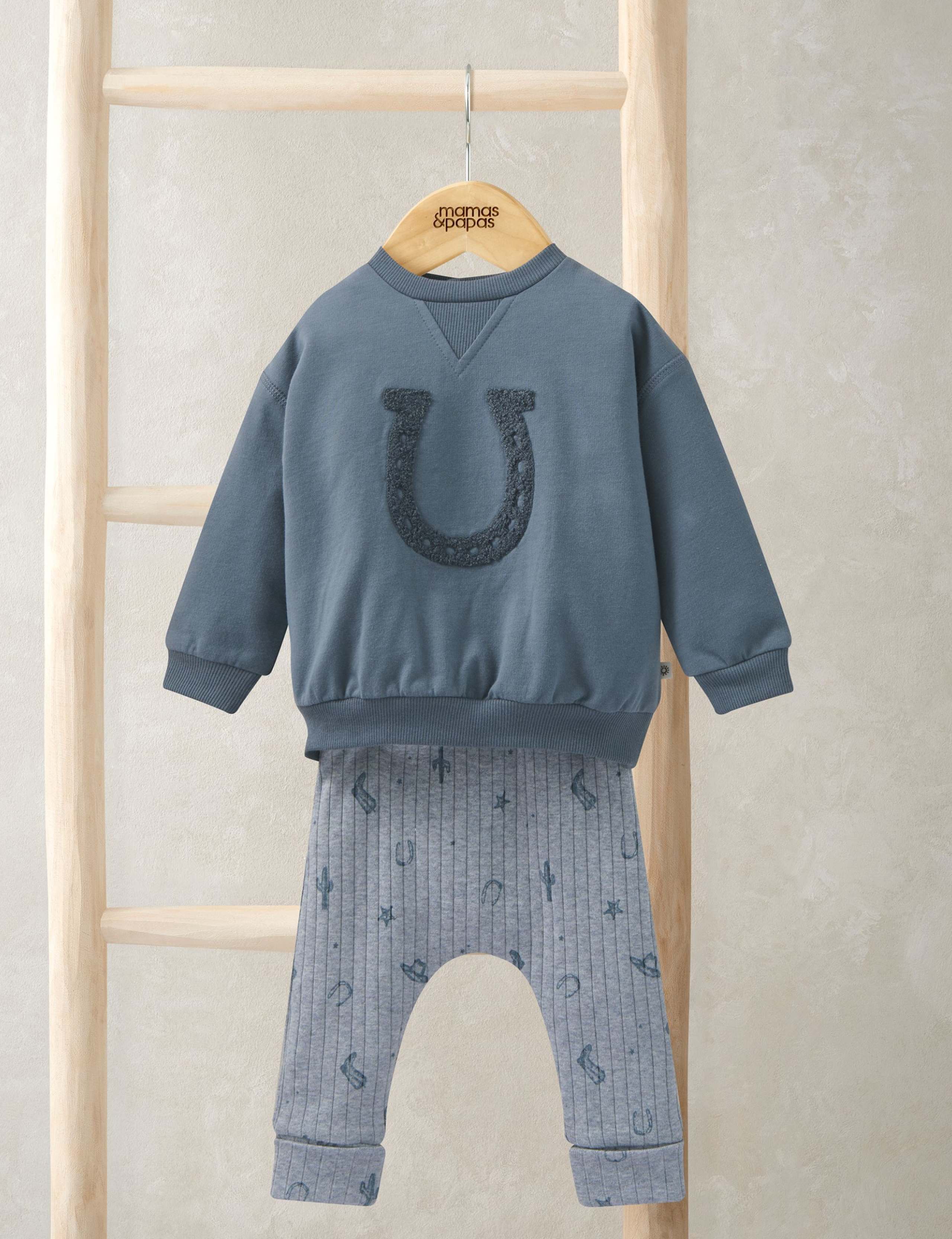 2 Piece Wild West Jumper & Leggings Outfit (7lbs-12 Mths) 1 of 4