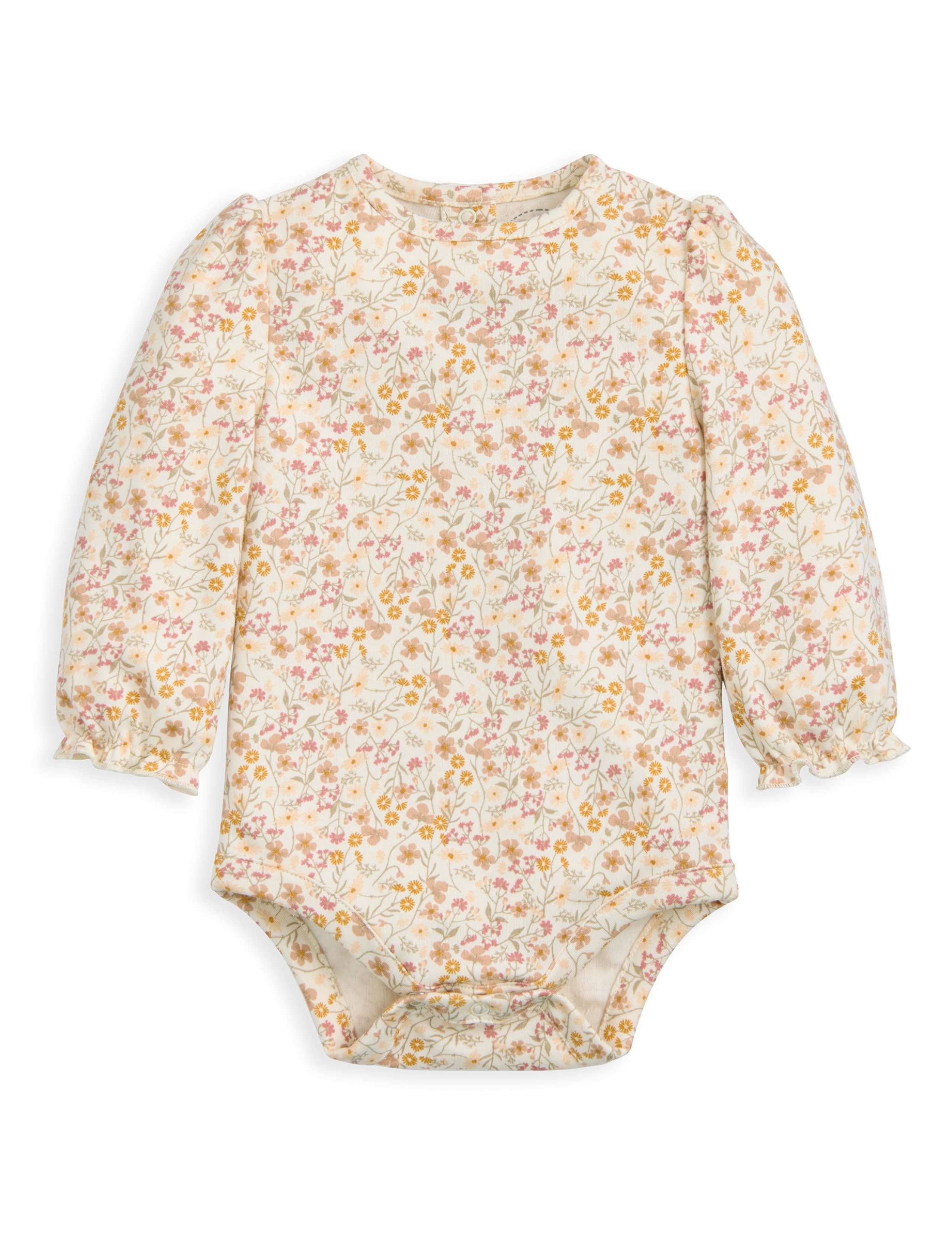 5 Piece Cotton Rich Floral Gift Set (0-9 Months) 3 of 7