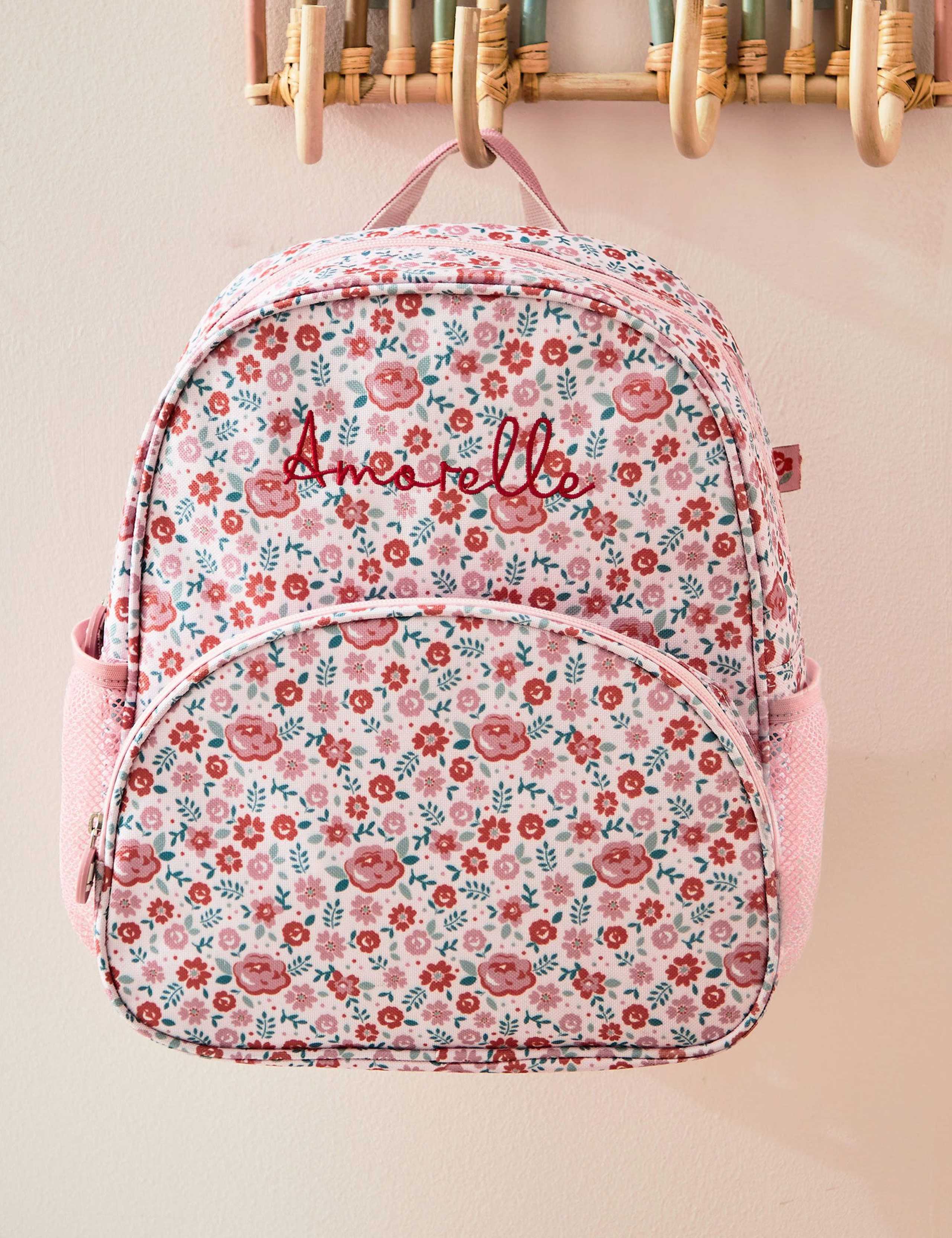 Personalised Ditsy Print Medium Backpack 1 of 5