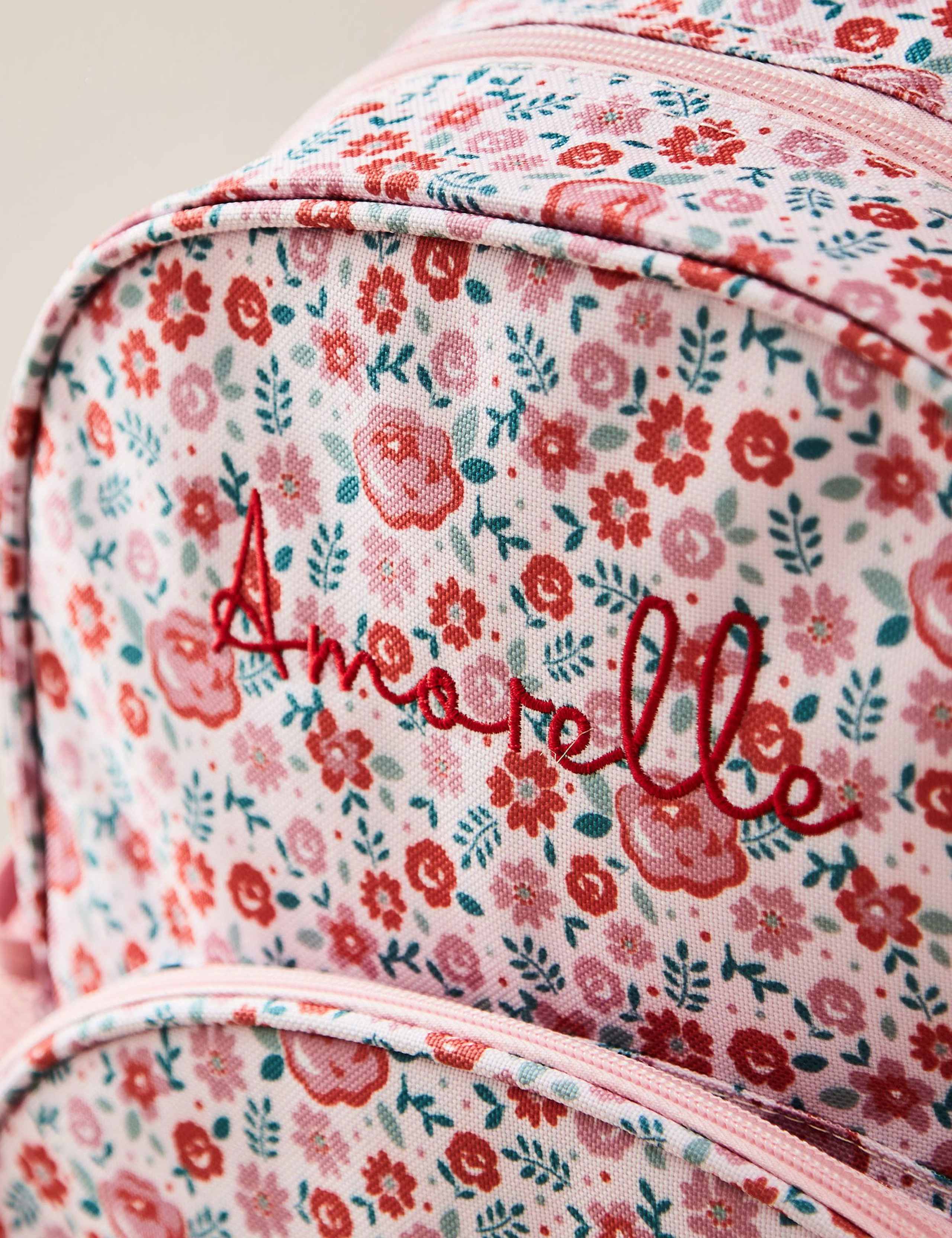 Personalised Ditsy Print Medium Backpack 3 of 5