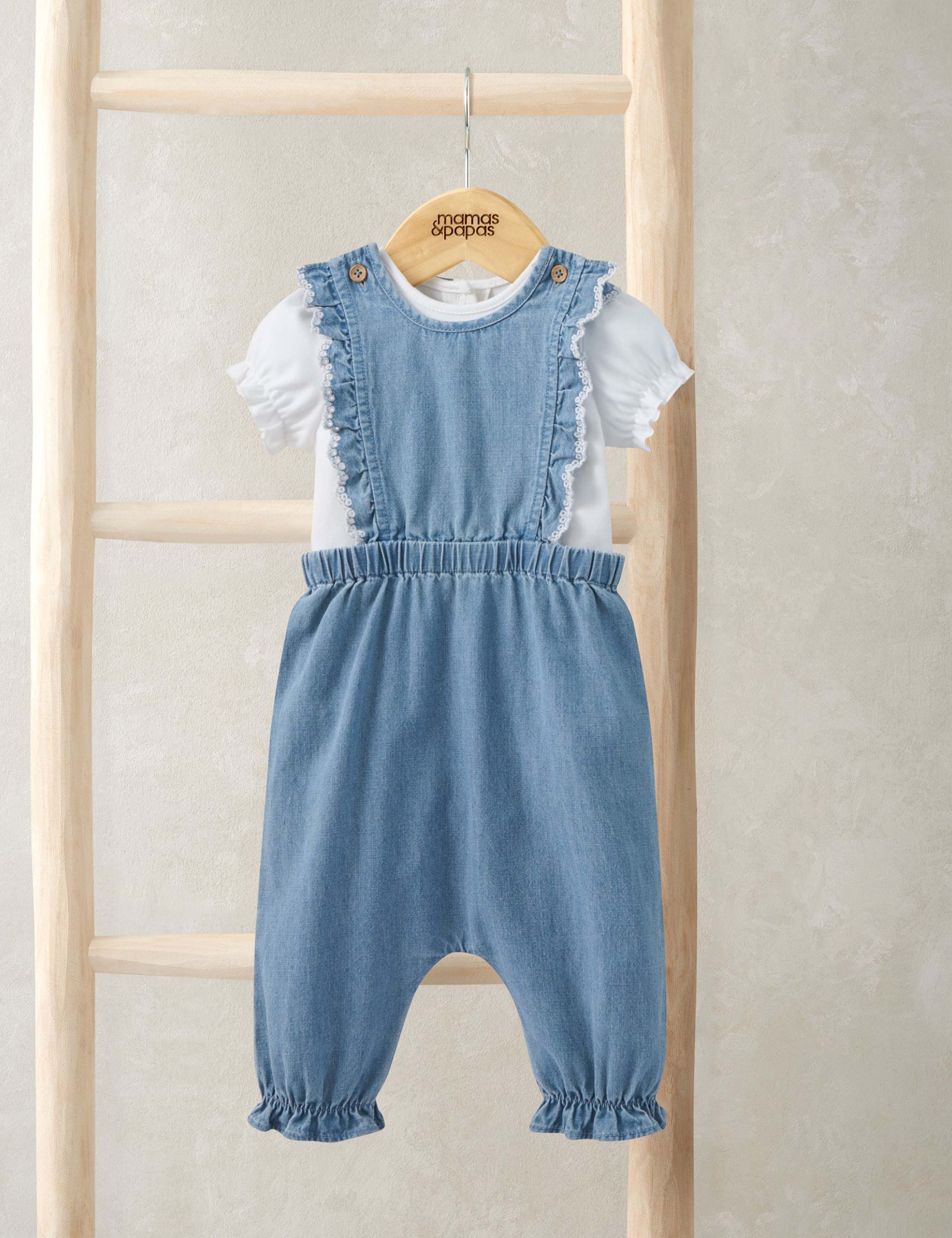 2 Piece Pure Cotton Outfit (7lbs-12 Mths) 1 of 4