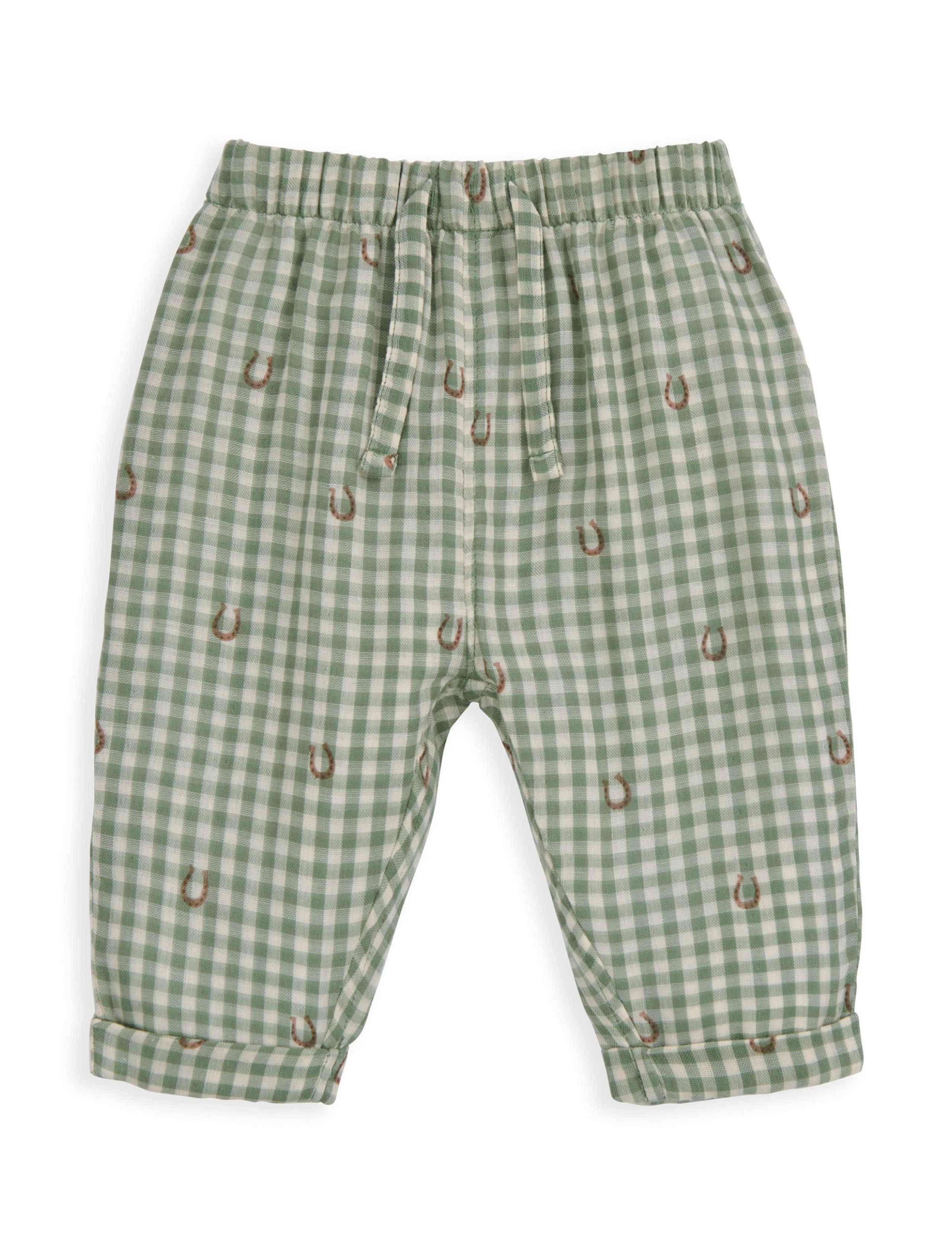 3 Piece Pure Cotton Gingham Outfit (0-12 Months) 5 of 5