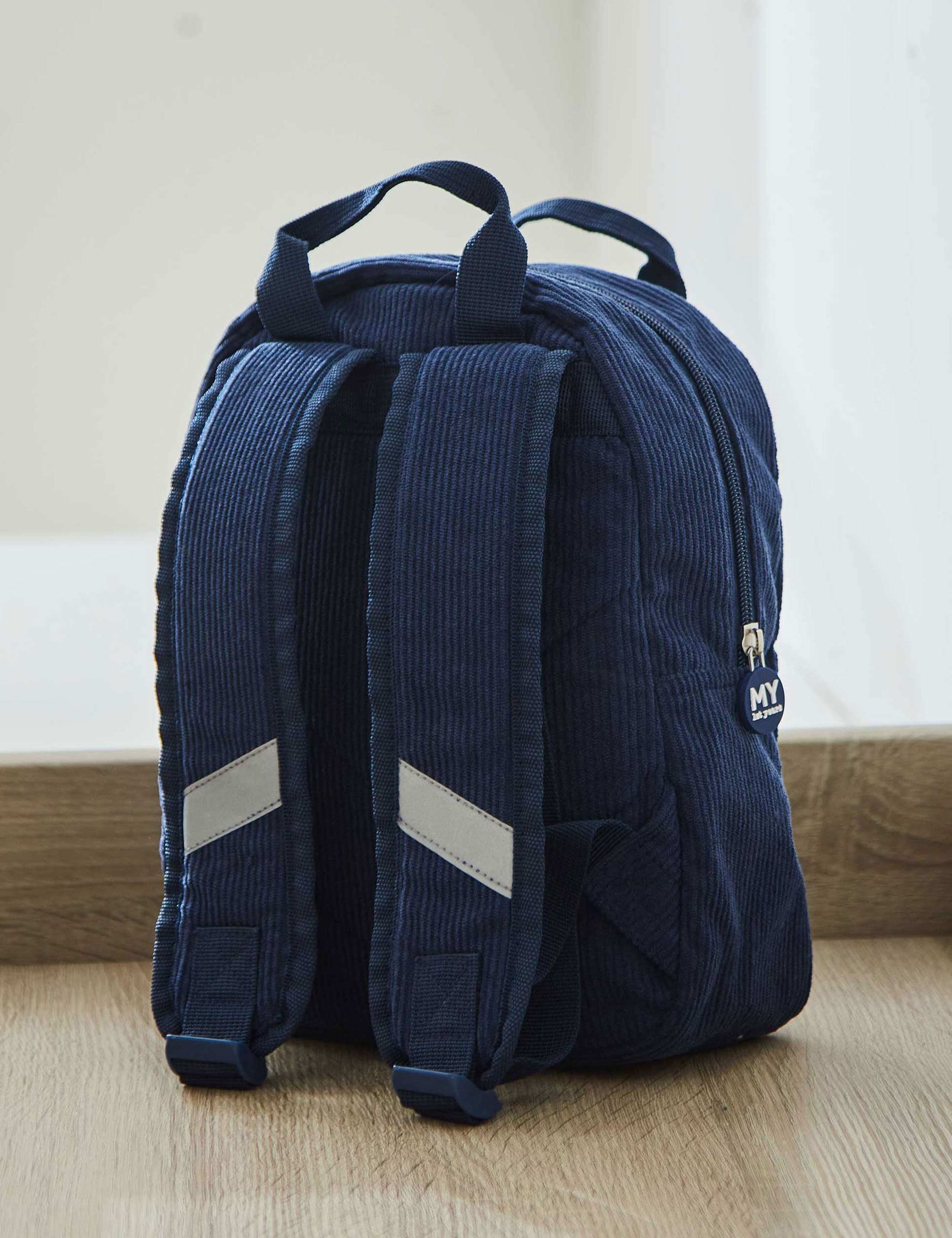 Personalised Rocket Mini Cord Backpack 3 of 3