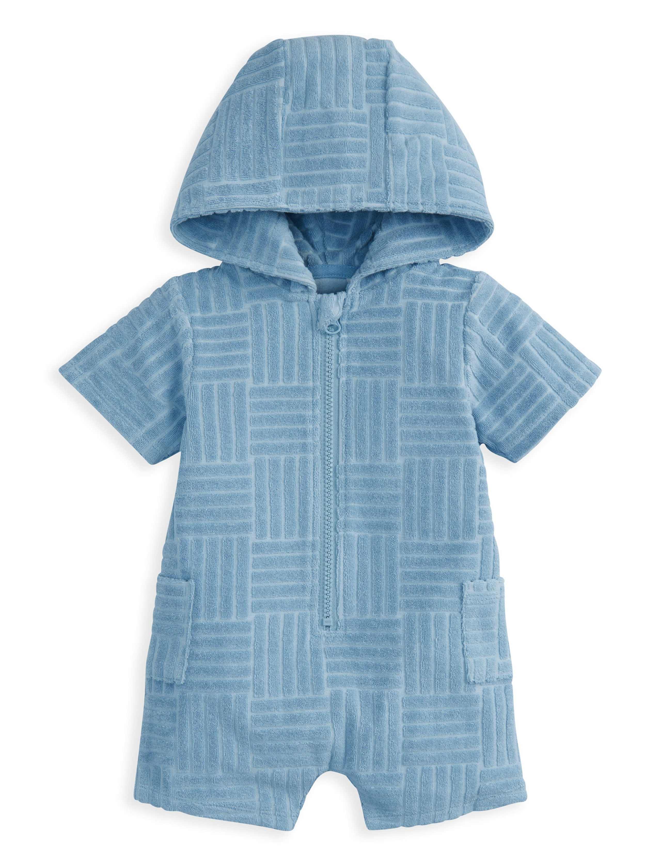 Cotton Rich Zip Romper (9 Mths-3 Yrs) 2 of 2