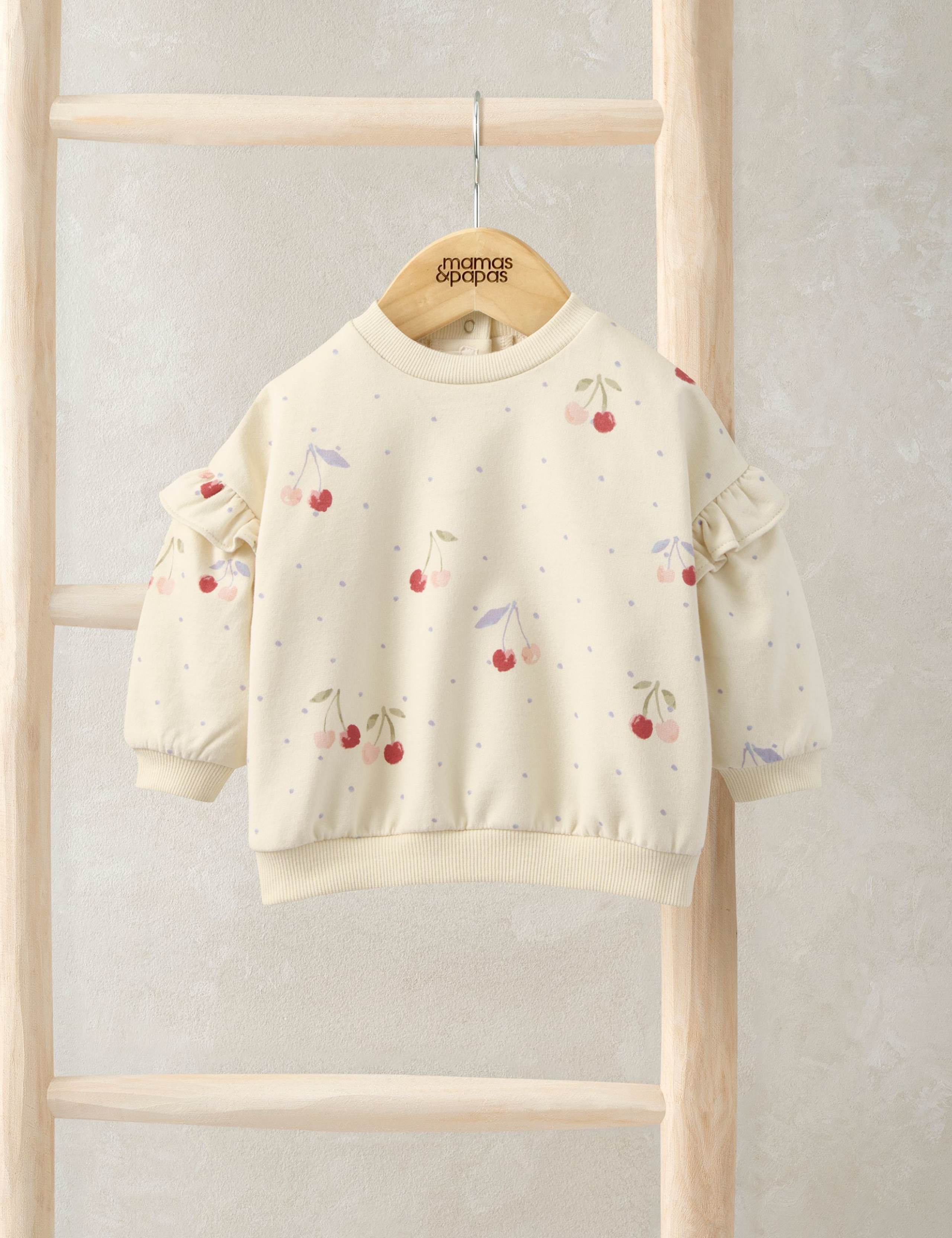 Cherry Print Sweatshirt (0-3 Years) 1 of 2