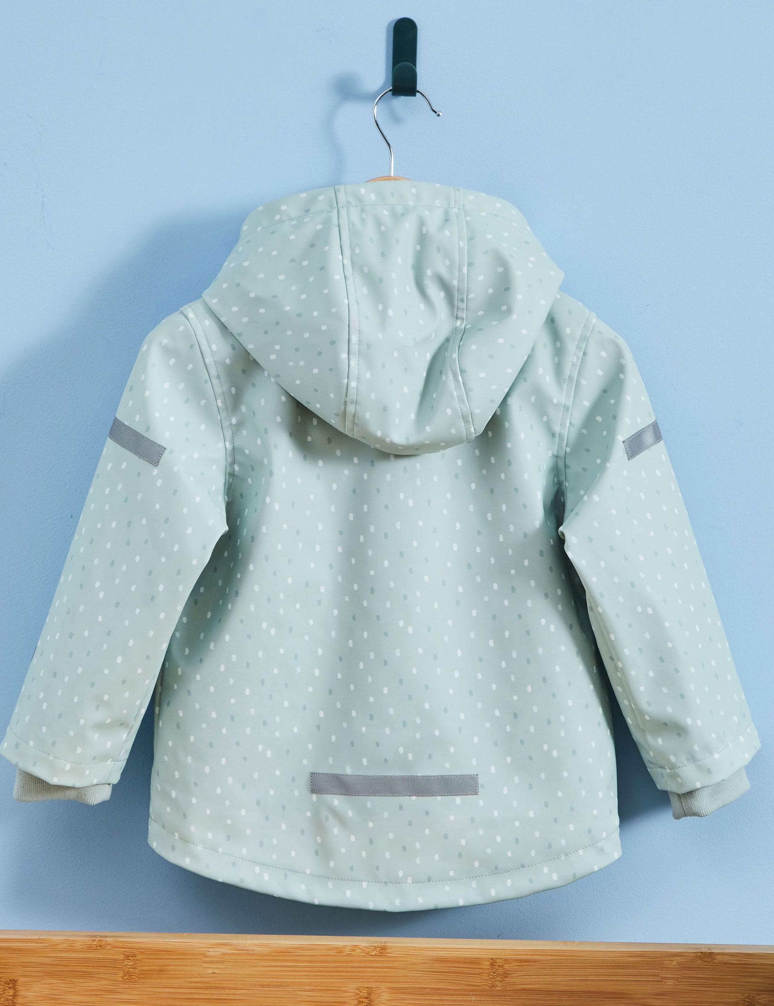 Personalised Sage Spot Print Raincoat 2 of 5