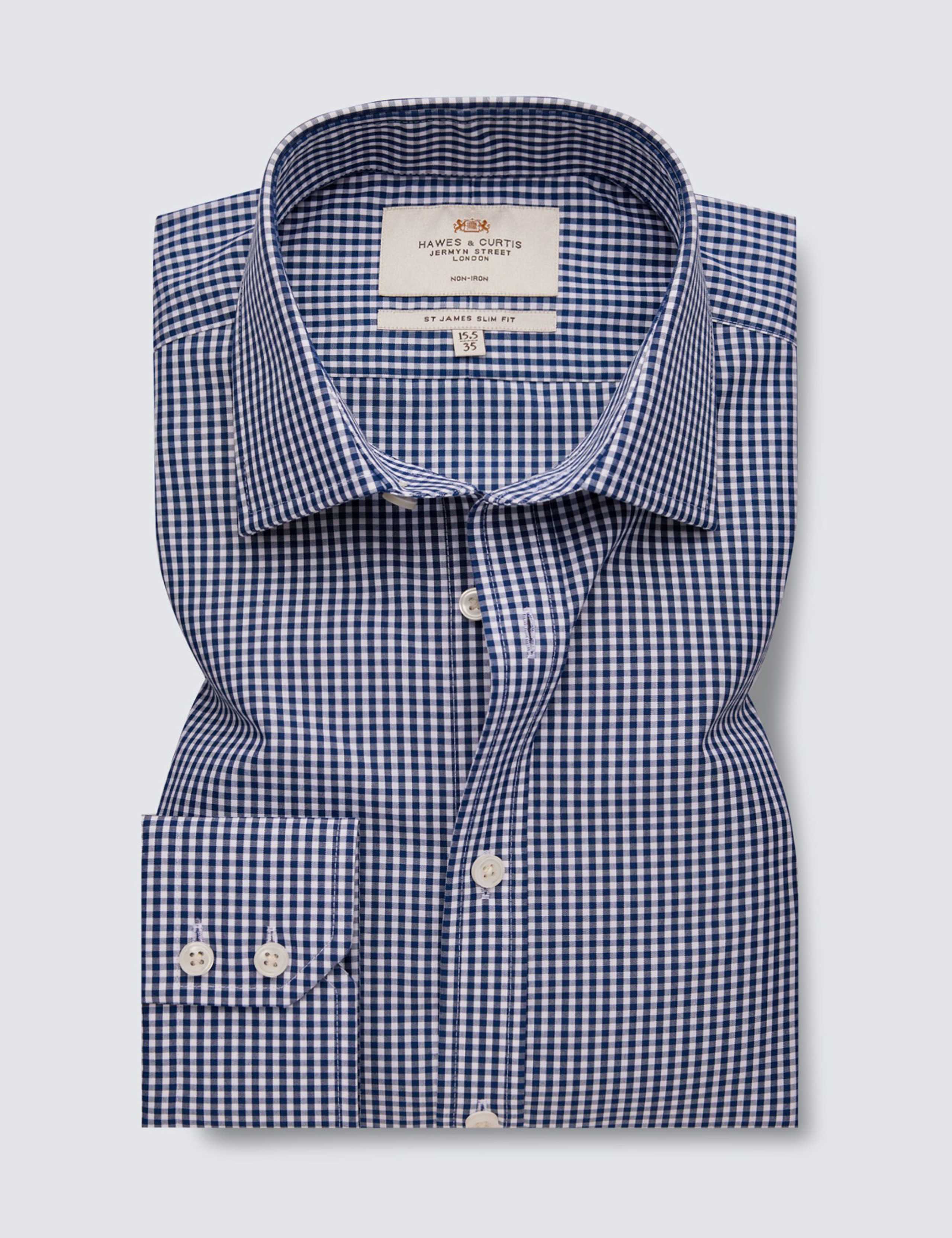 Slim Fit Pure Cotton Check Shirt 2 of 3