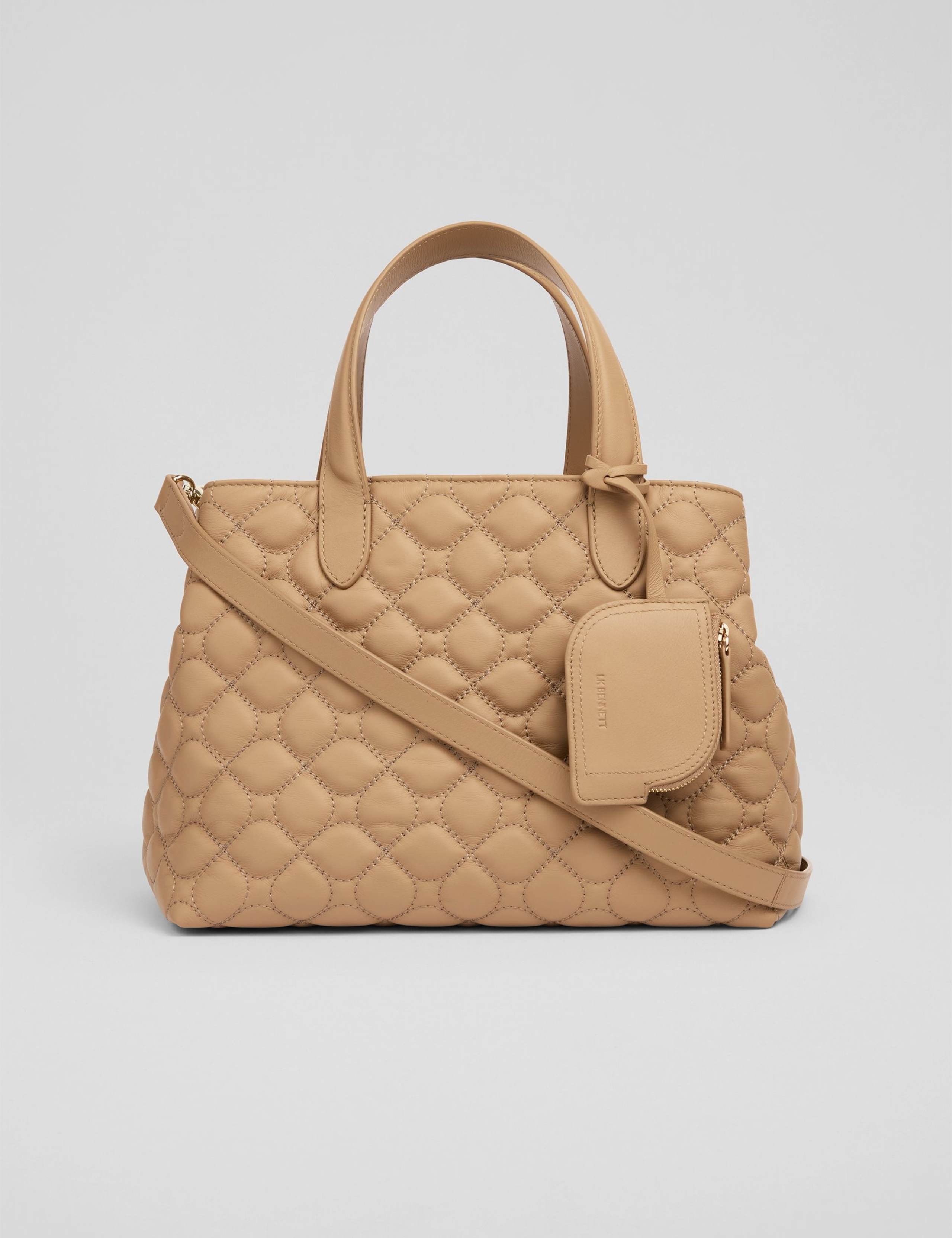 Leather Textured Tote Bag 2 of 3