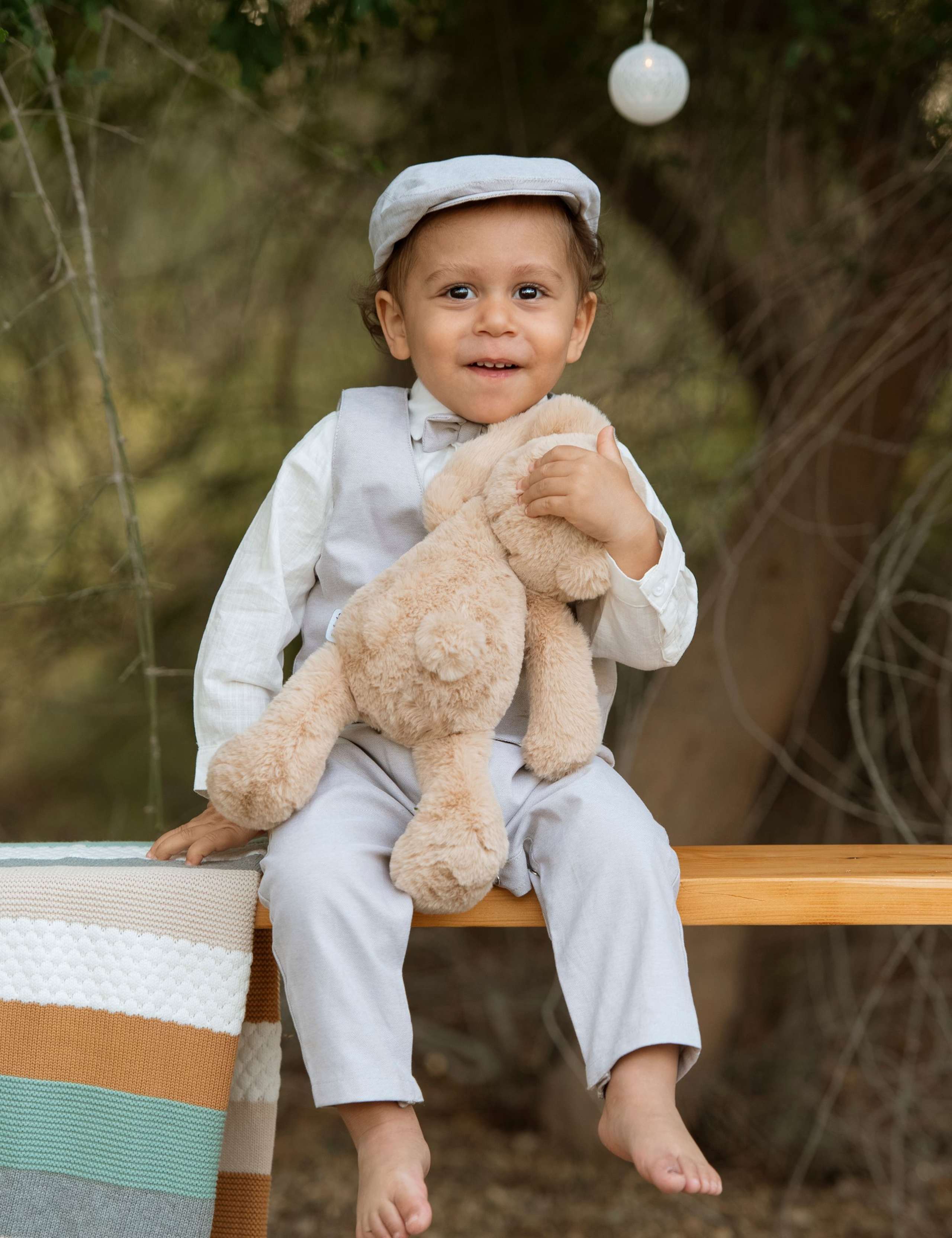 Cotton Rich Mock Waistcoat Romper (7lbs-24 Mths) 3 of 7