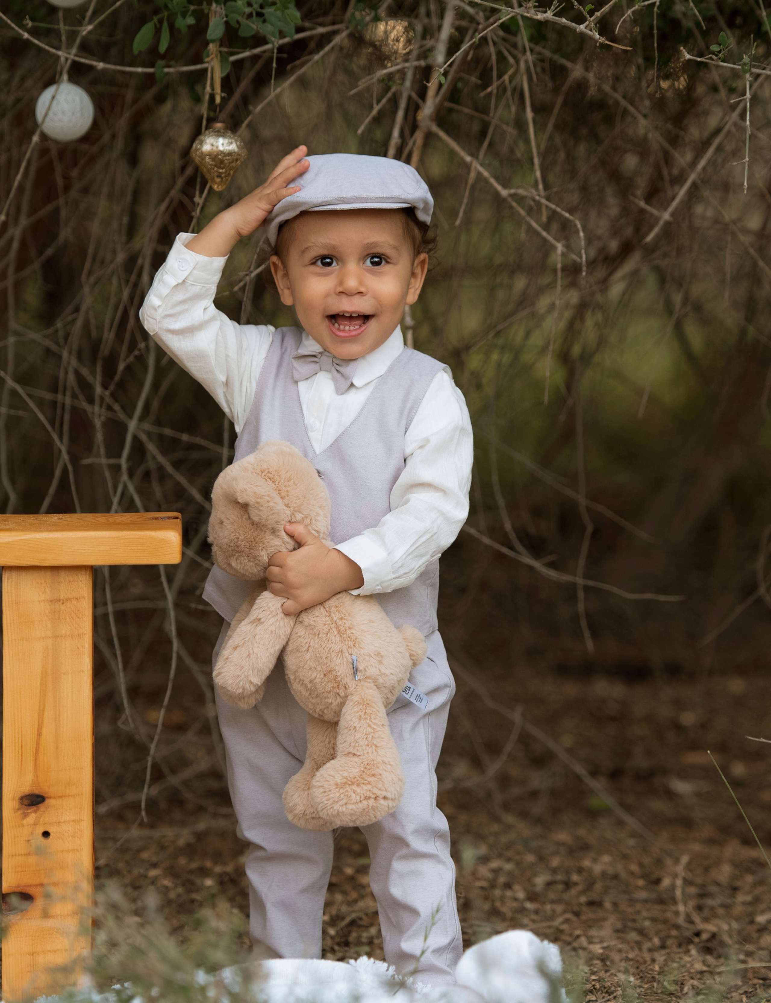 Cotton Rich Mock Waistcoat Romper (0-24 Months) 4 of 7