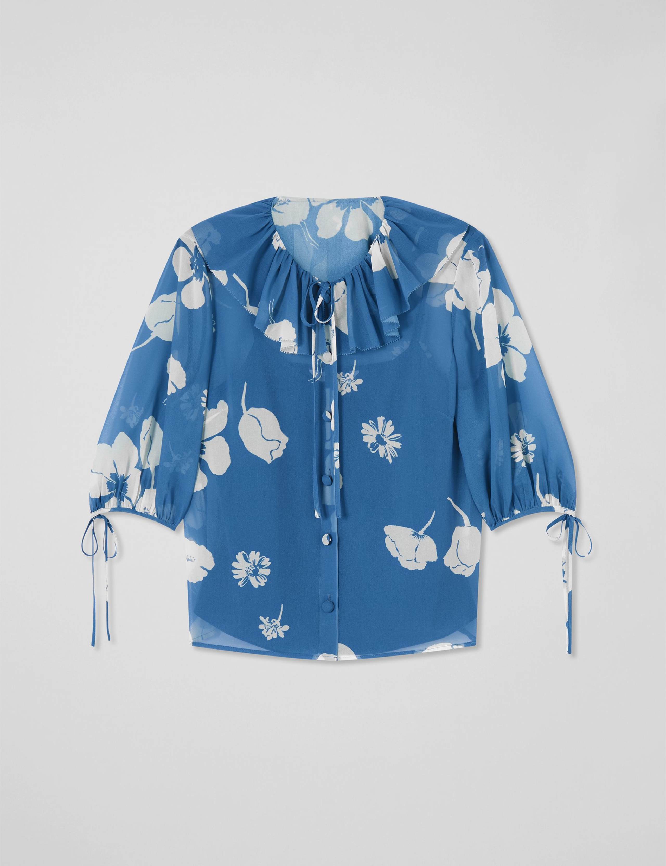 Floral Print Frill Detail Blouse 2 of 4
