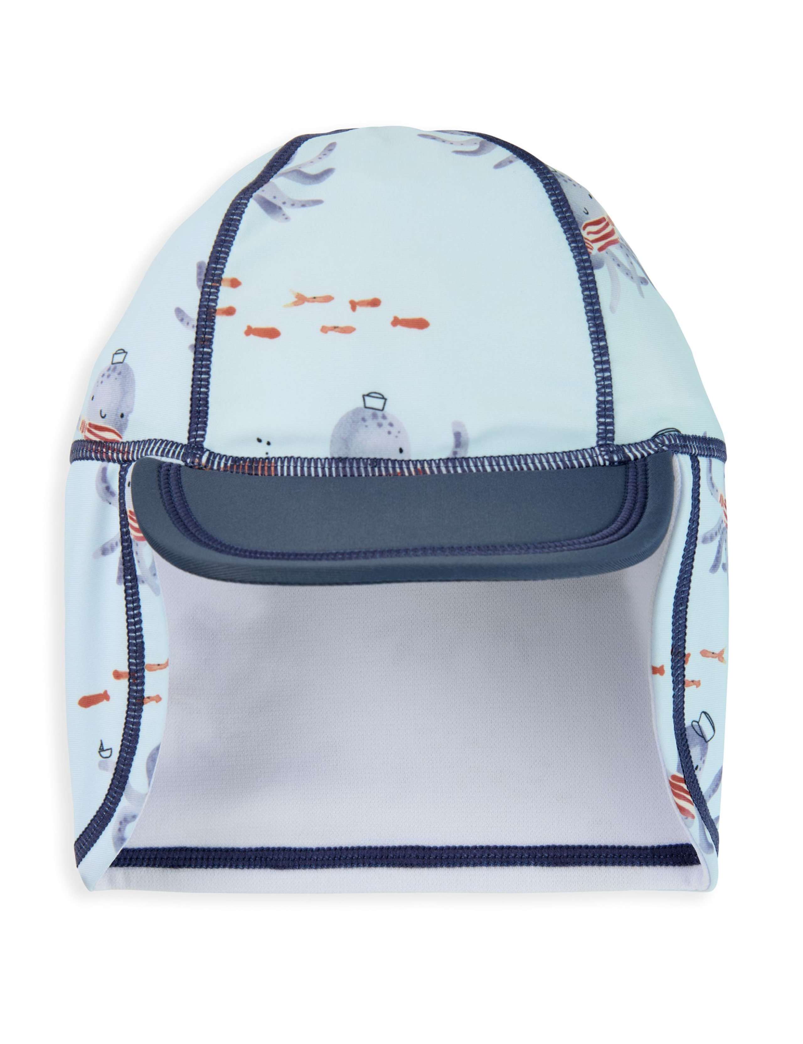 Kids' Squid Print Swim Hat 2 of 2