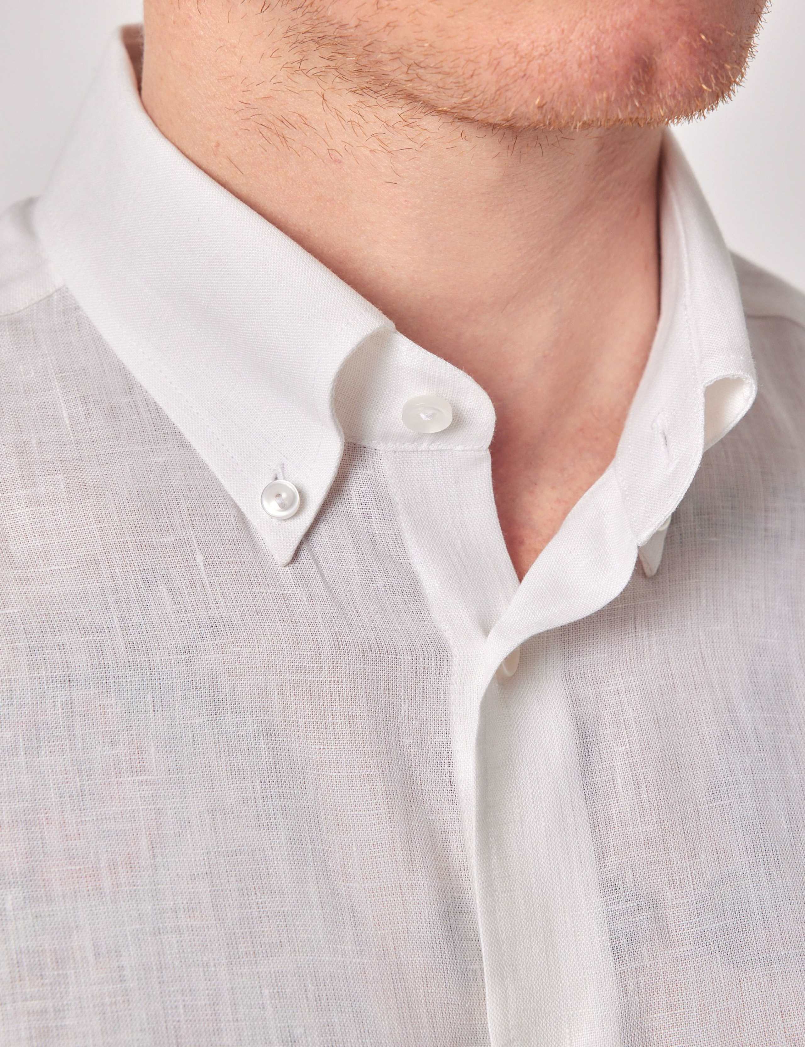 Slim Fit Pure Linen Shirt 2 of 3