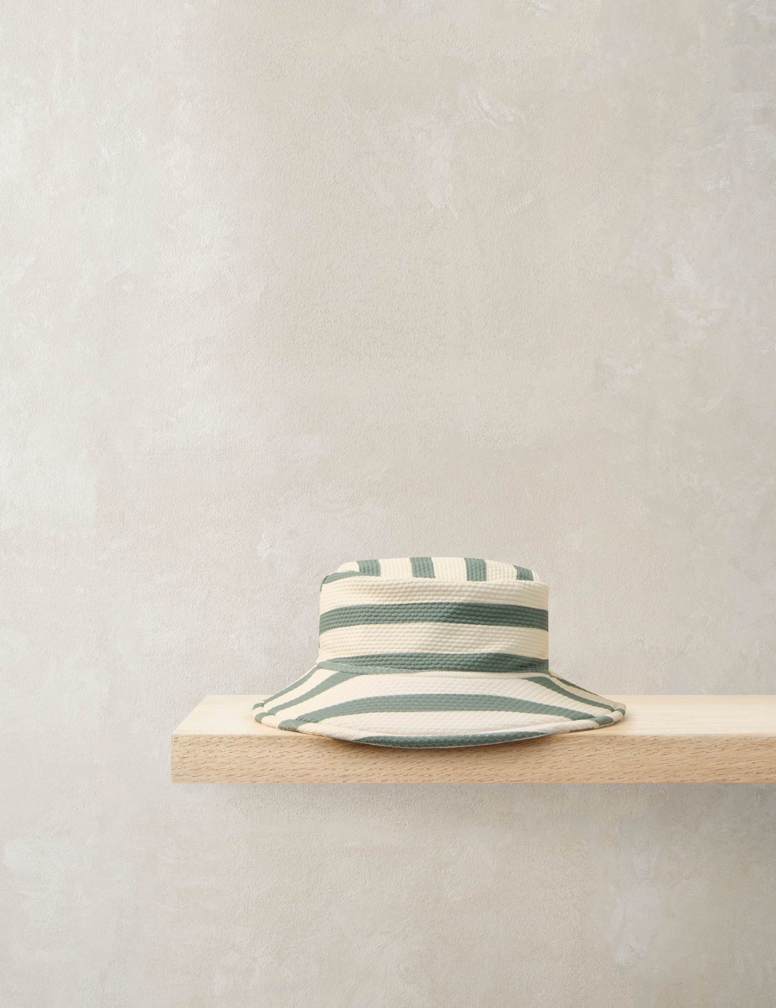 Striped Bucket Swim Hat (0-36 Mths) 1 of 2