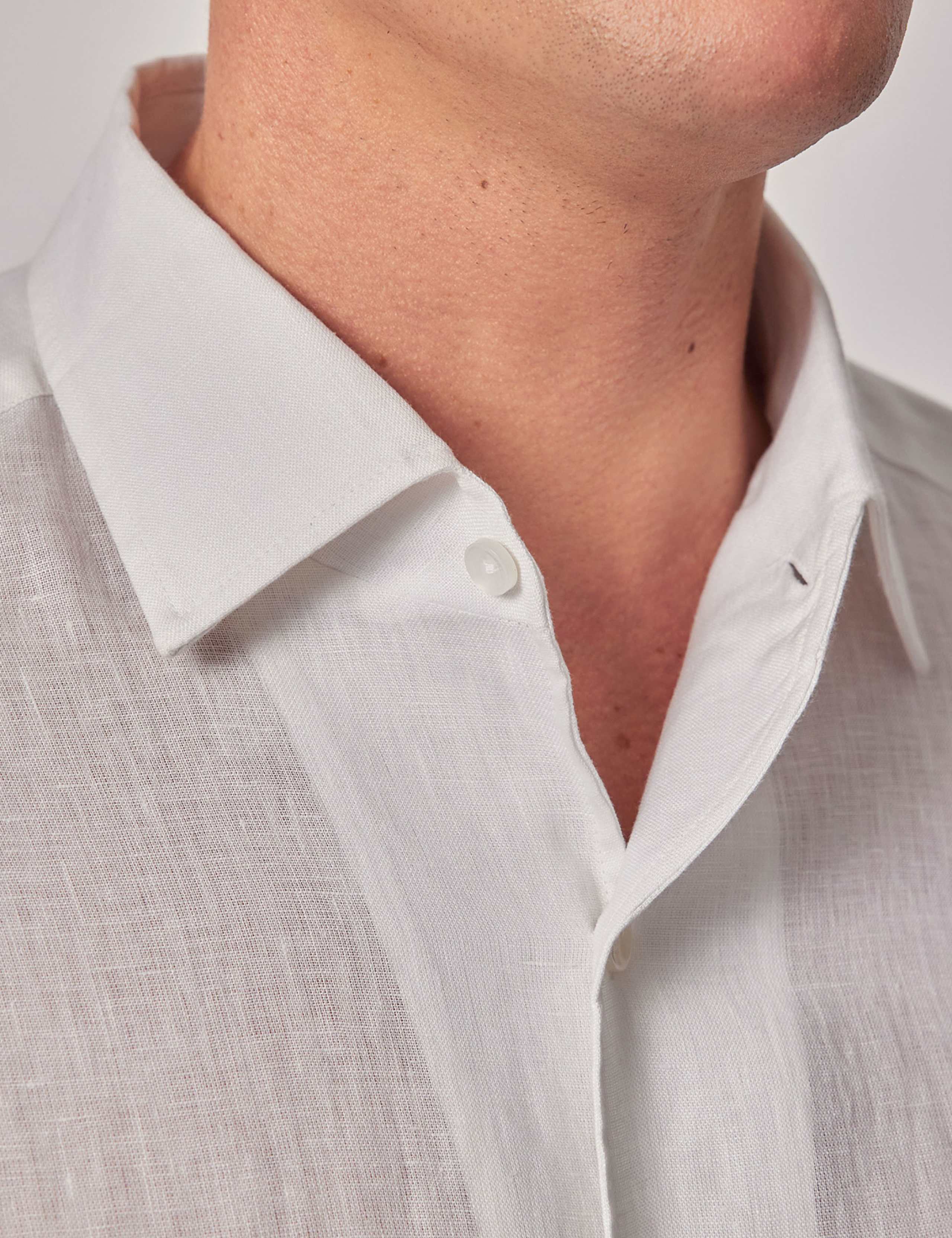 Regular Fit Pure Linen Shirt 3 of 3