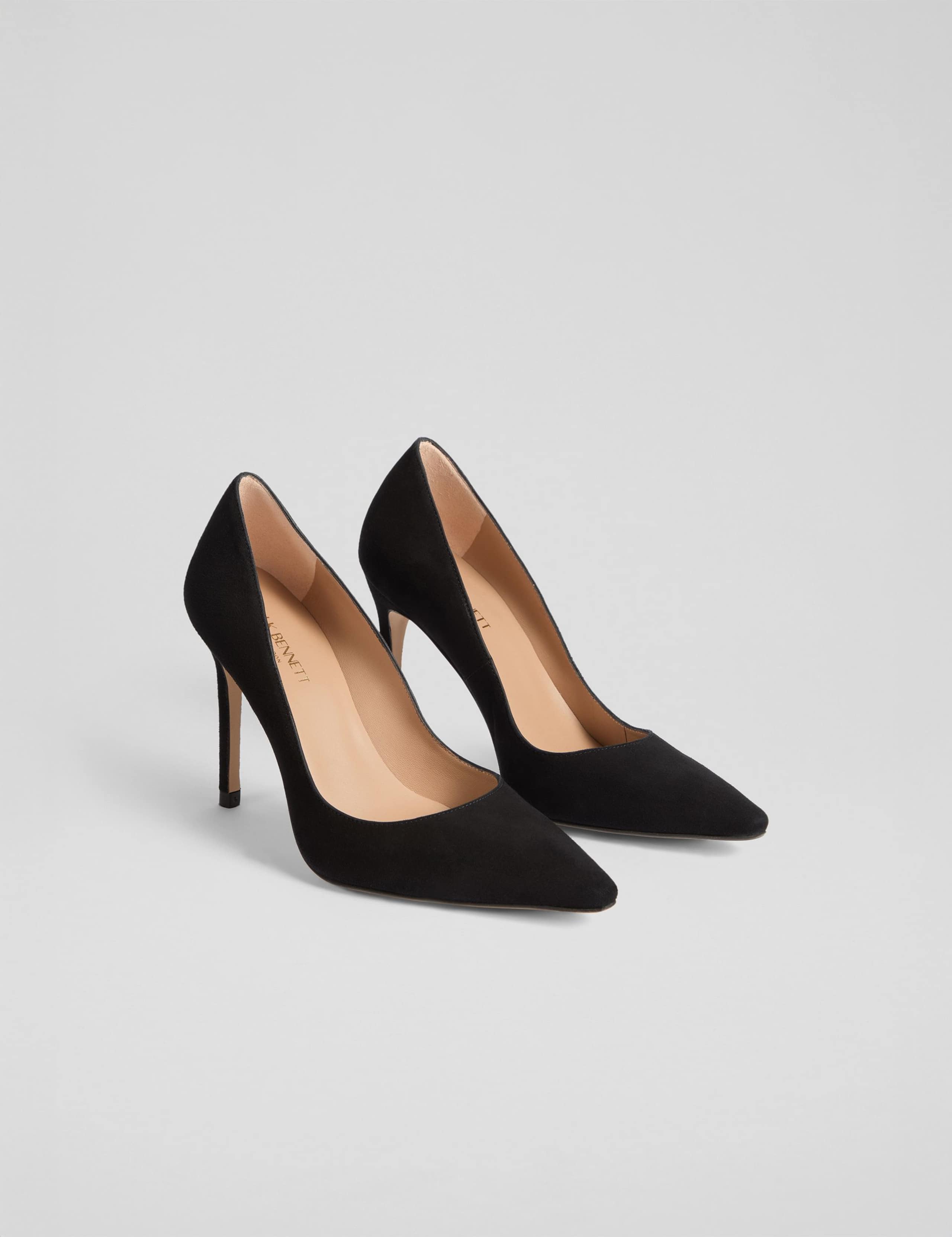 Leather Stiletto Heel Pointed Court Shoes 4 of 4