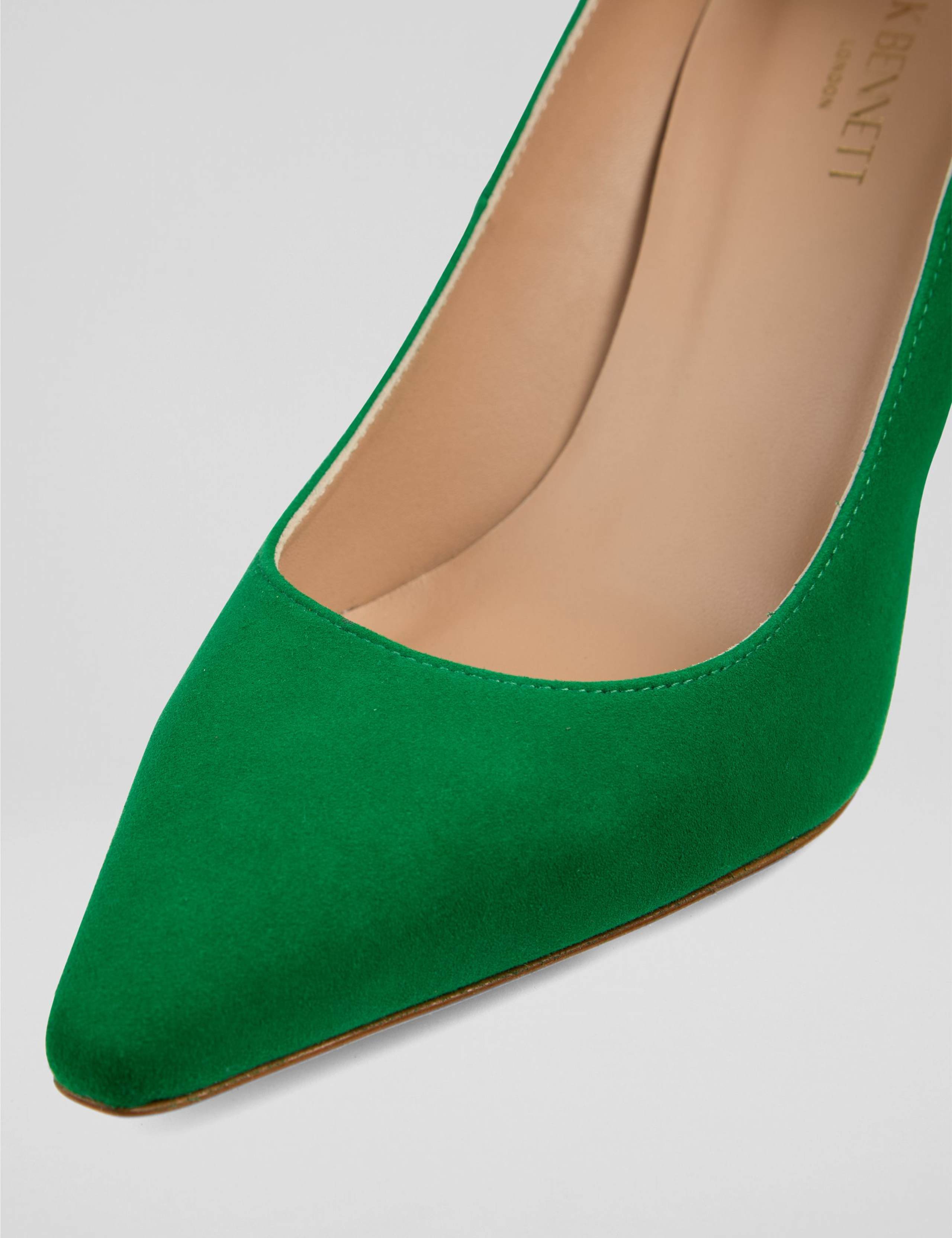 Suede Stiletto Heel Pointed Court Shoes 3 of 4
