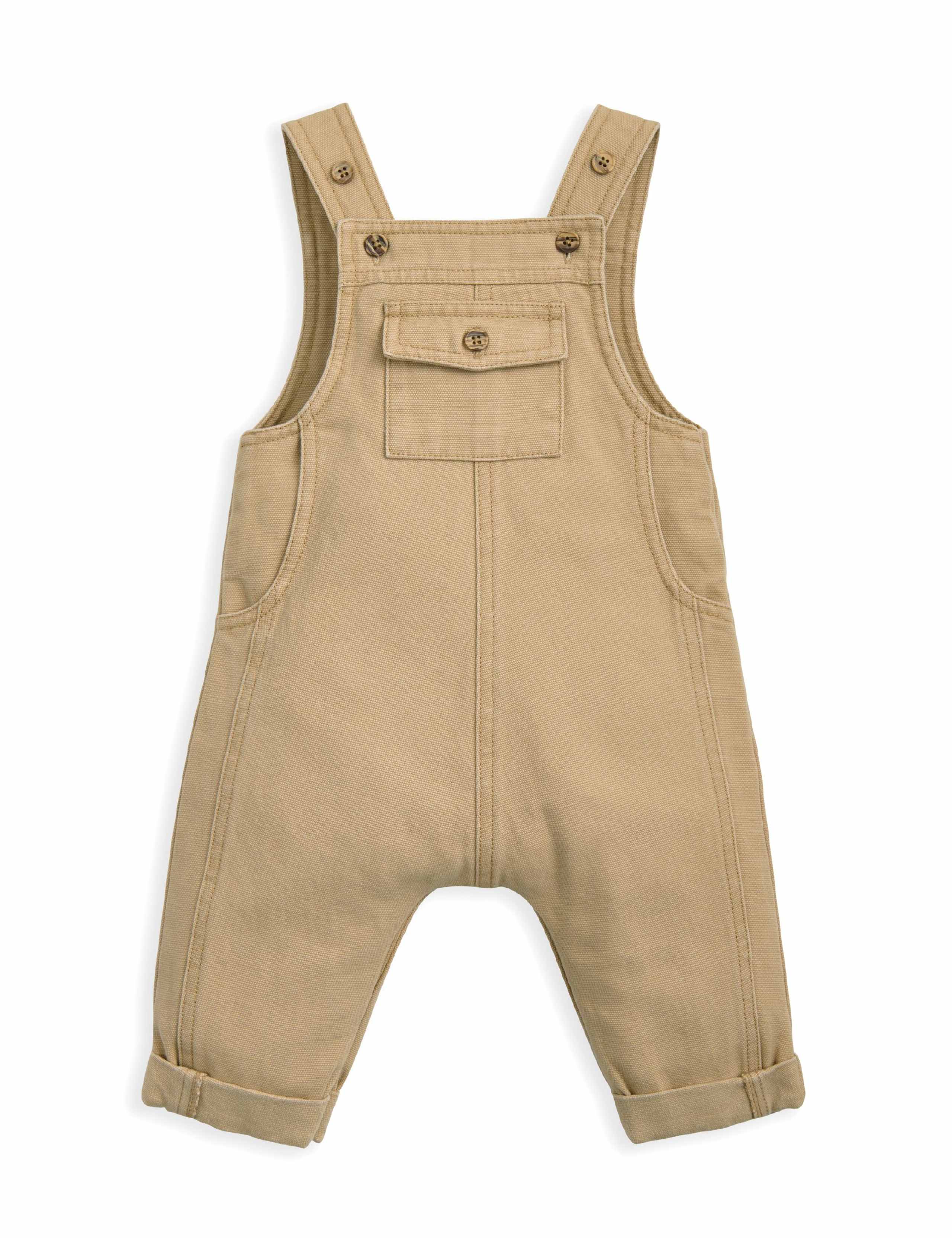 Pure Cotton Dungarees (0-36 Mths) 2 of 3