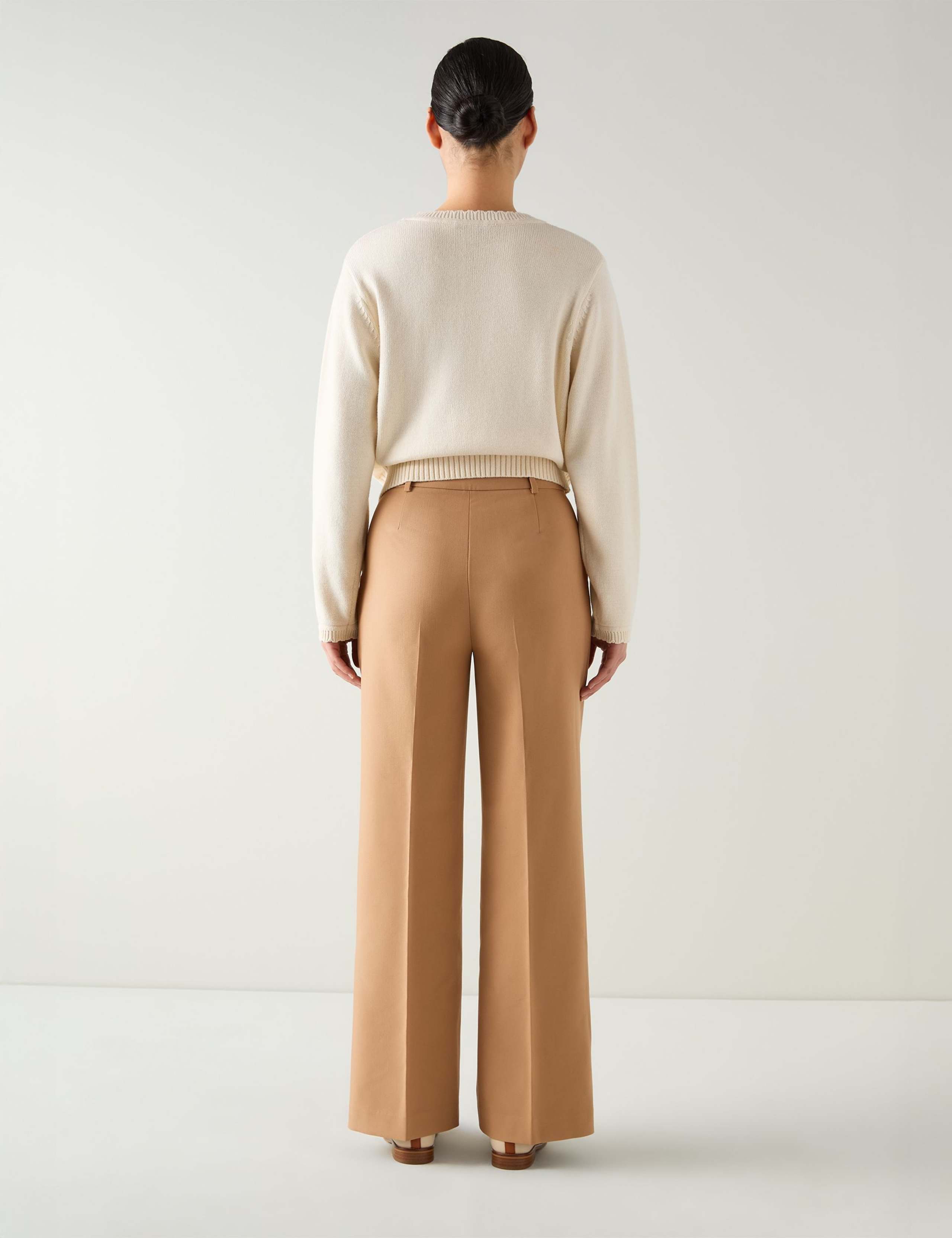 Pleat Front Relaxed Fit Trousers 3 of 4