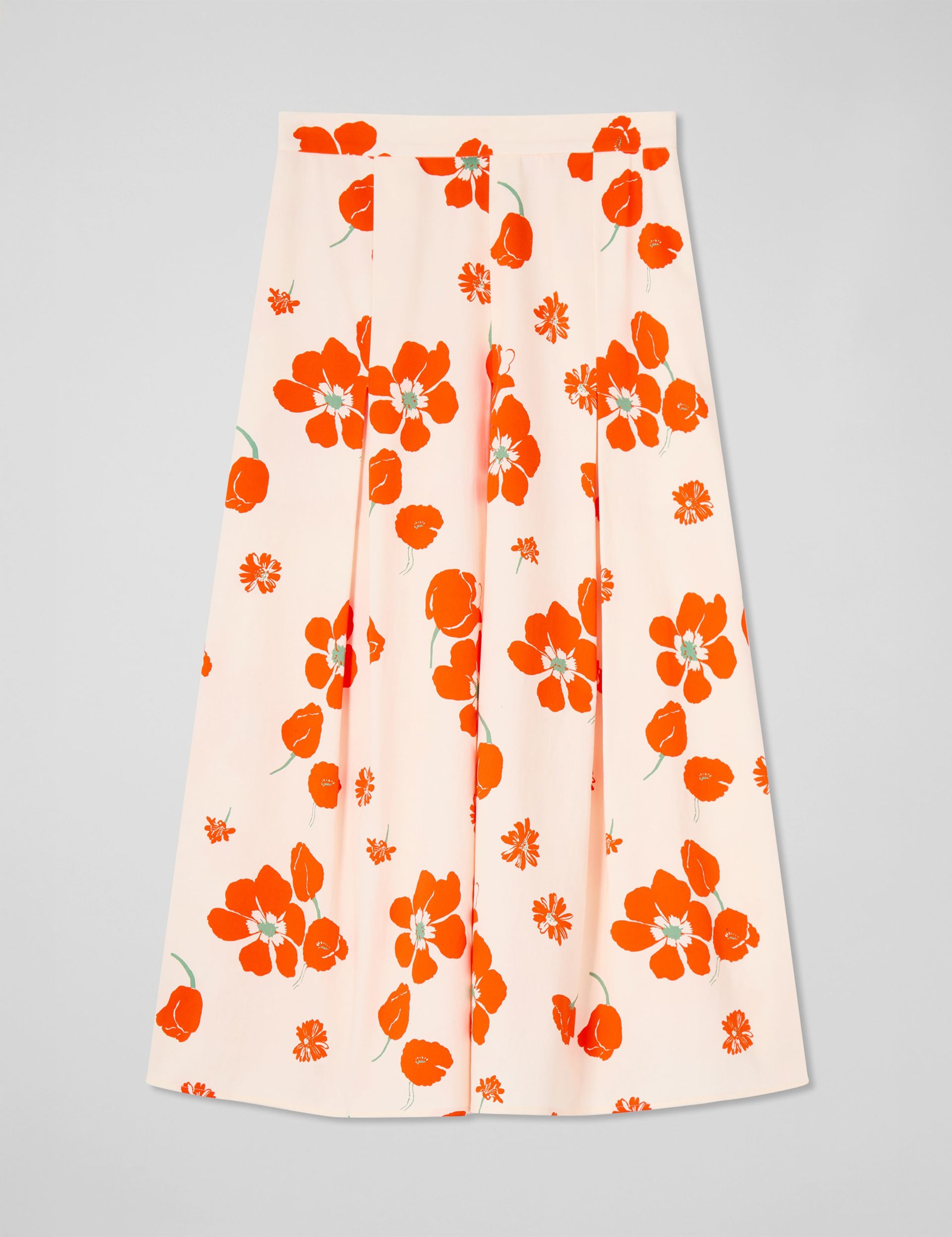 Cotton Rich Floral Cropped Culottes 2 of 3