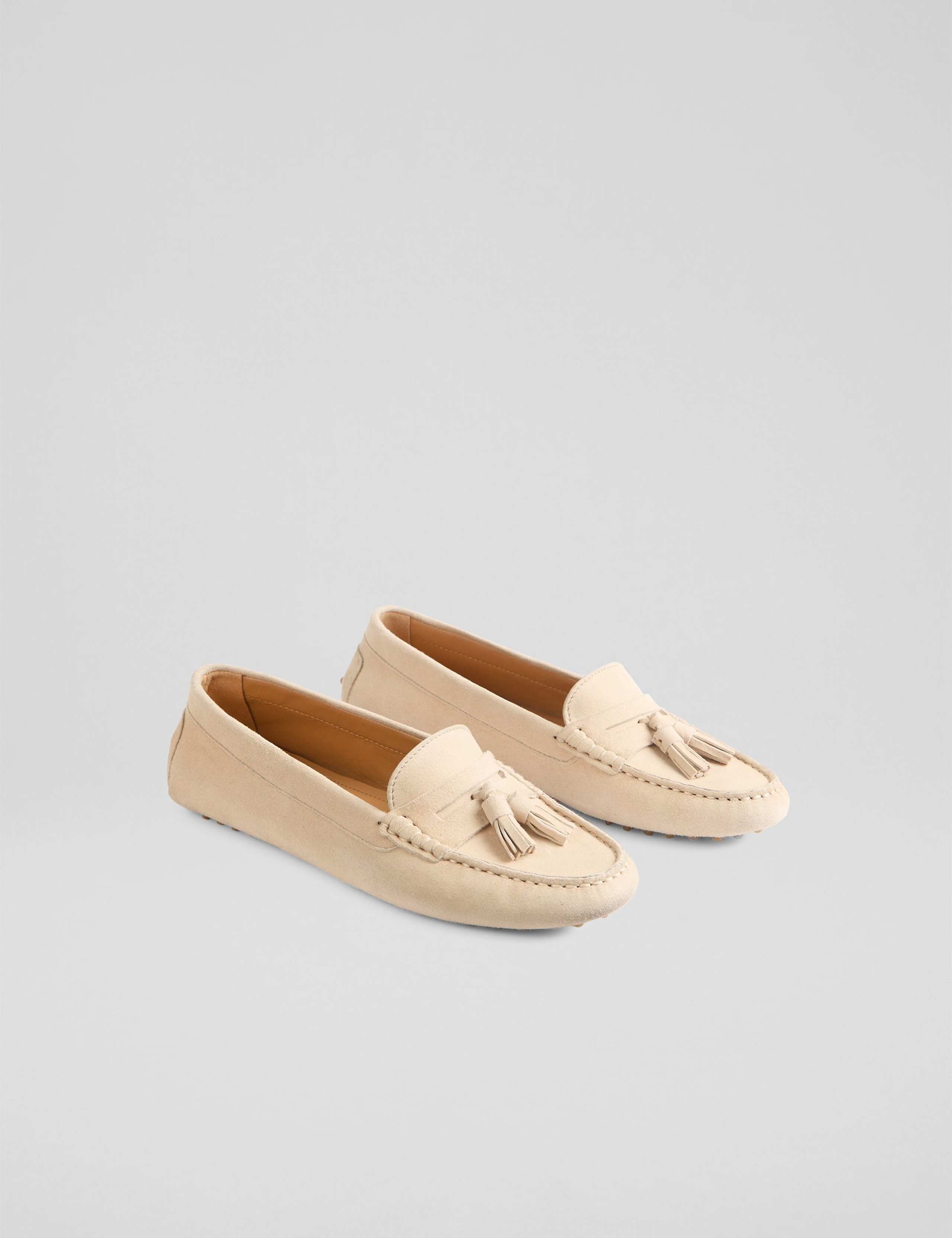 Suede Tassel Flat Moccasin Loafers 2 of 4