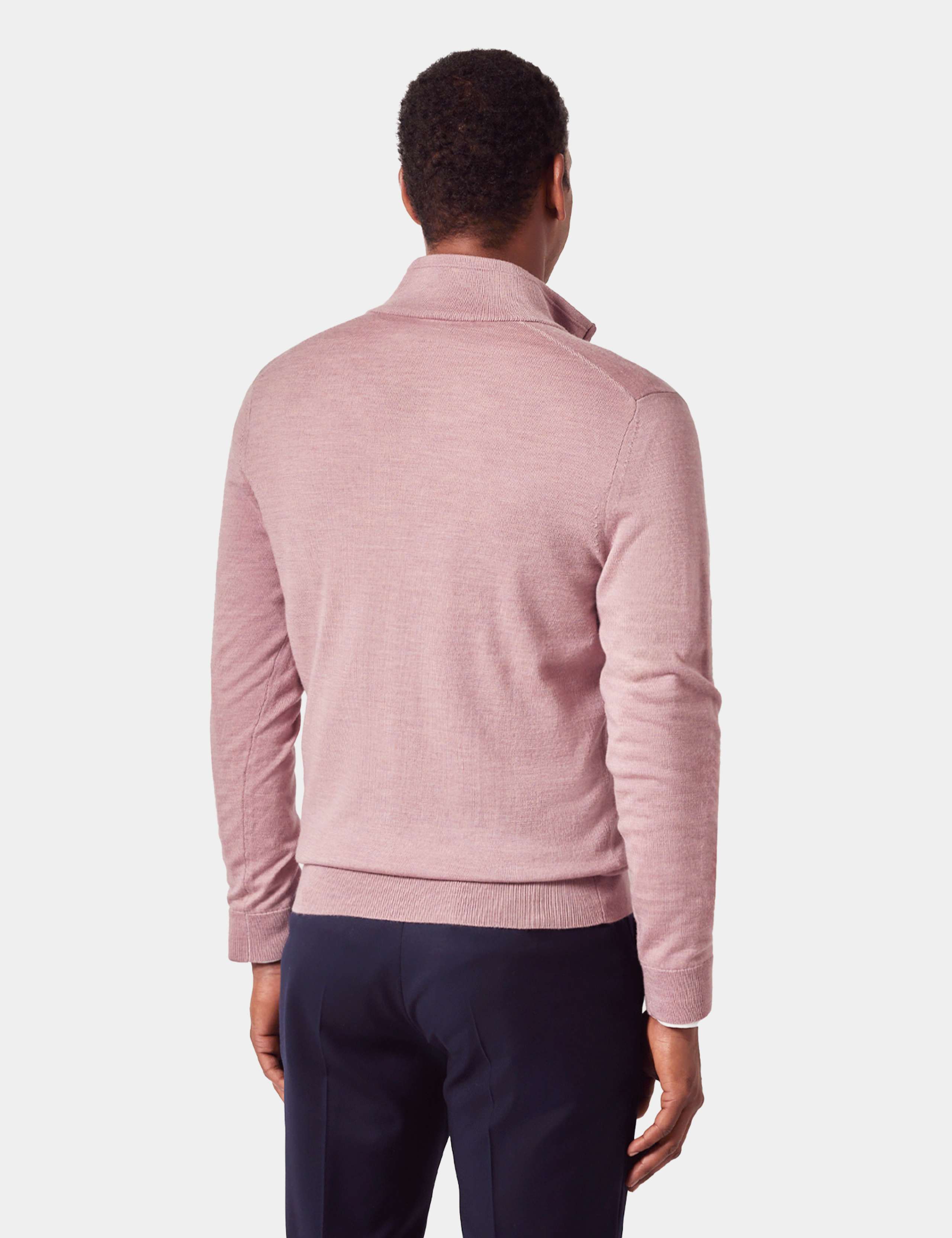 Pure Wool Half Zip Jumper 5 of 5