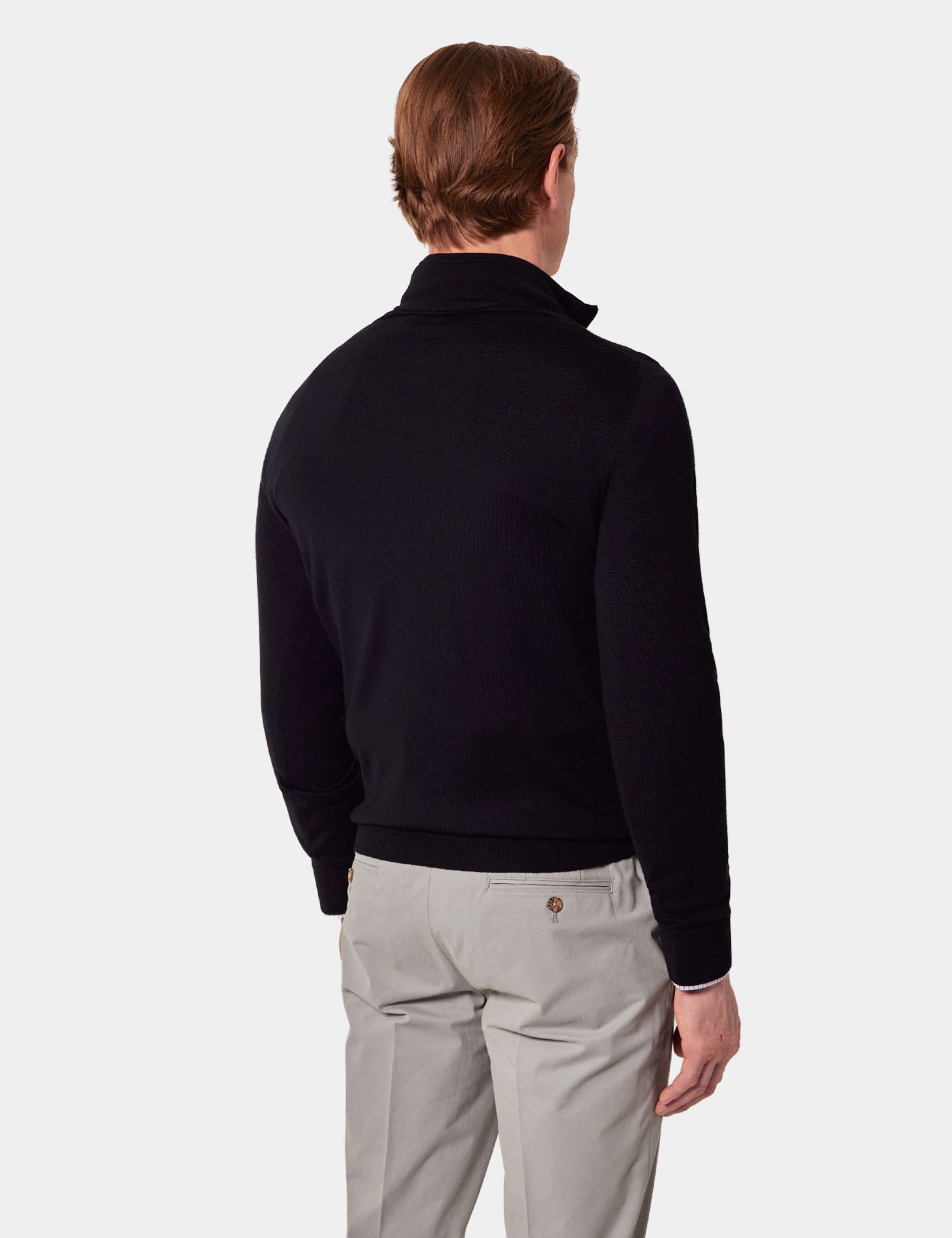 Pure Wool Half Zip Jumper 4 of 5