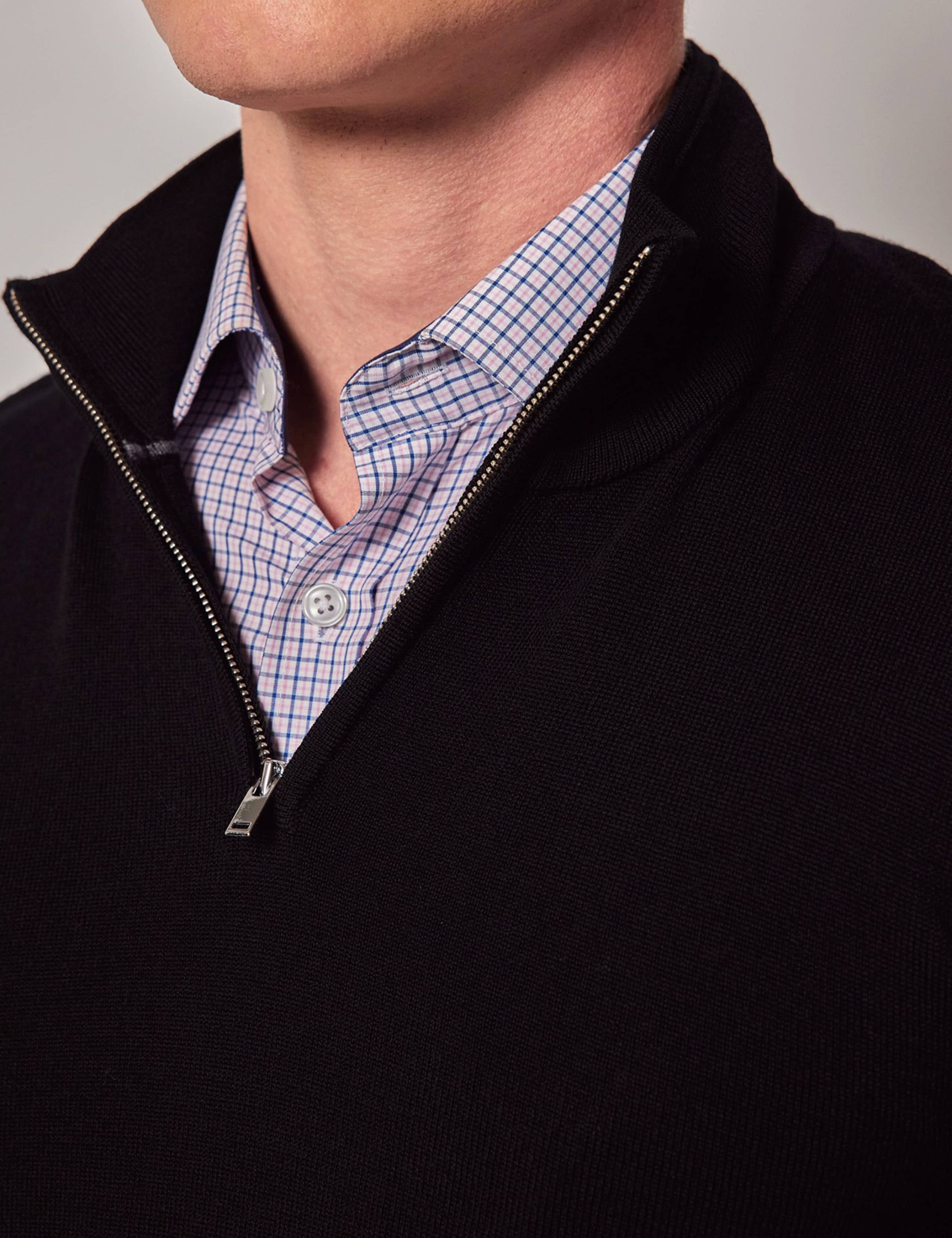 Pure Wool Half Zip Jumper 2 of 3