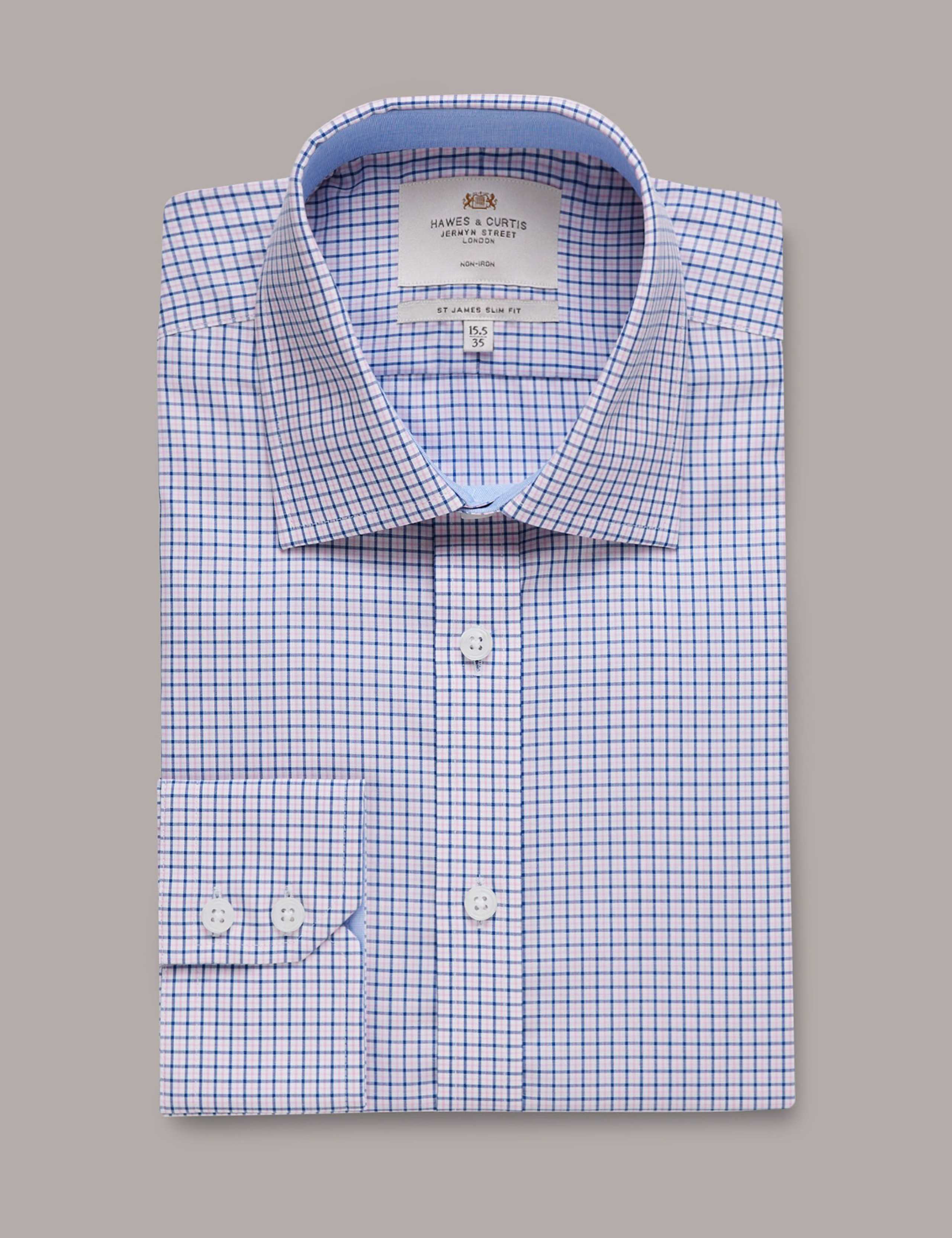 Slim Fit Pure Cotton Check Shirt 2 of 2
