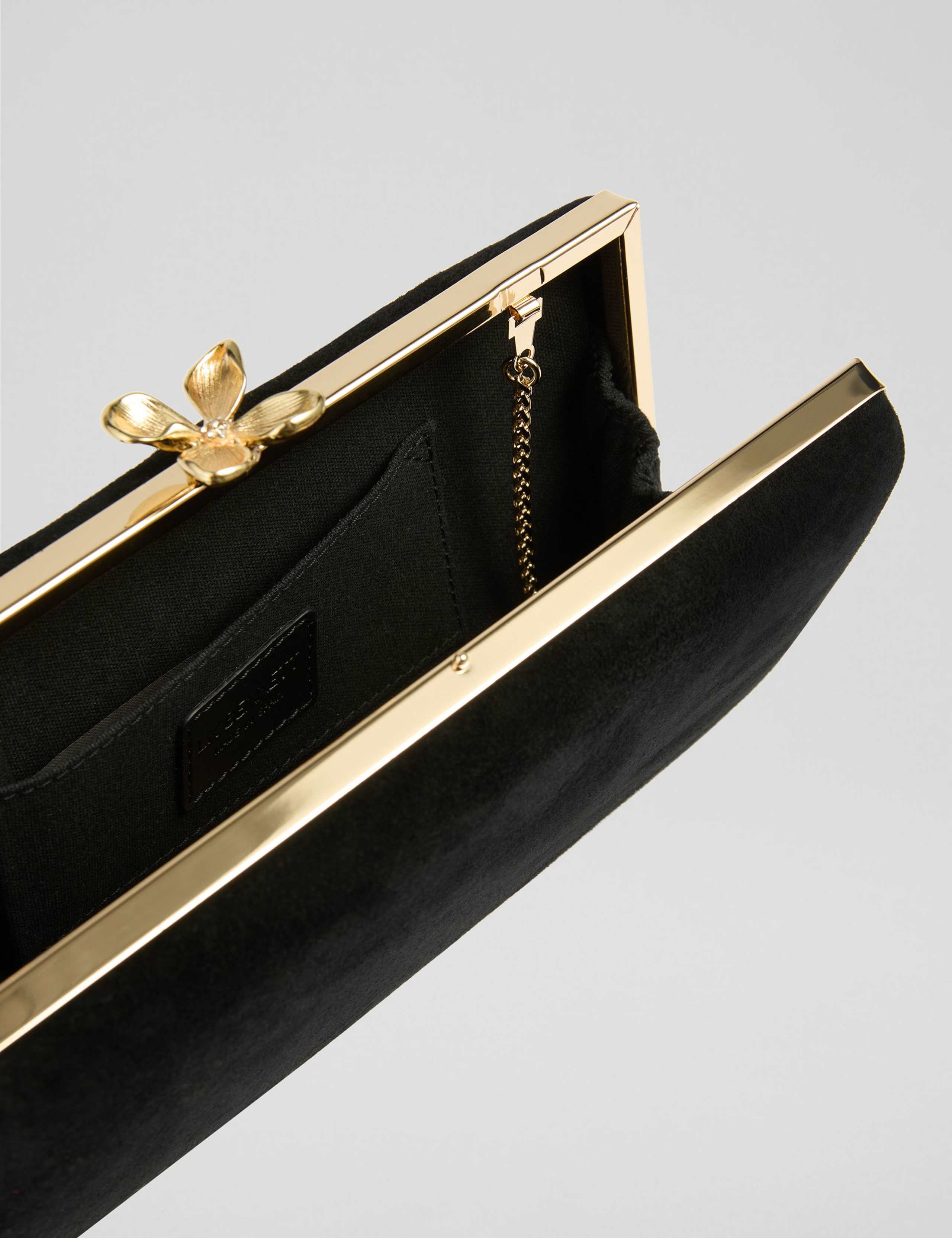 Suede Clutch Bag 2 of 3