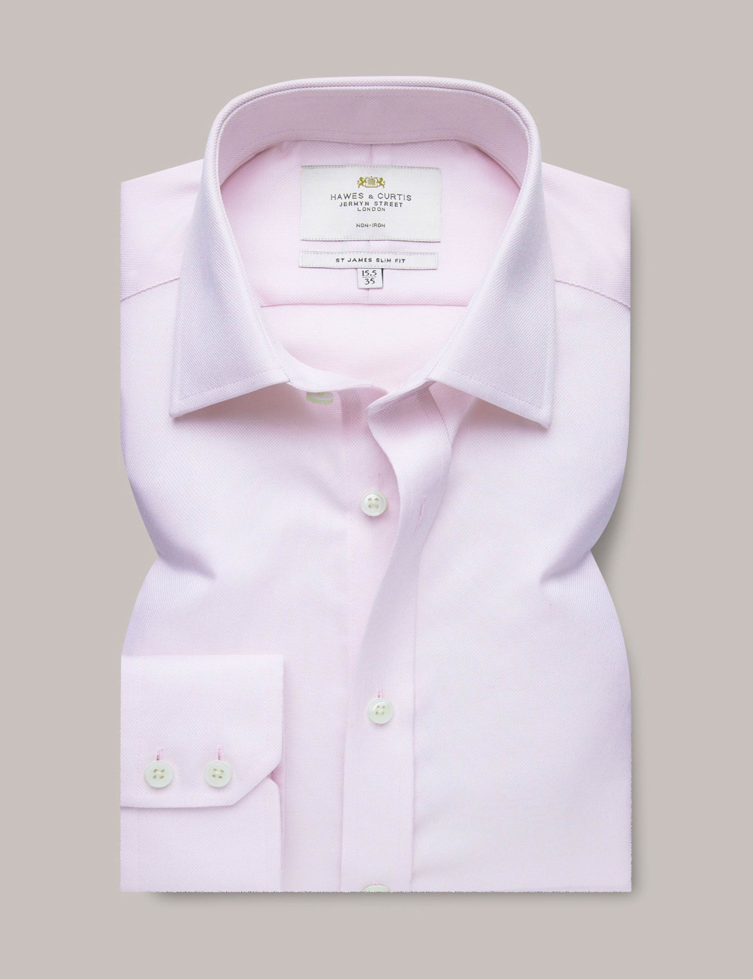 Non Iron Slim Fit Pure Cotton Shirt 2 of 2