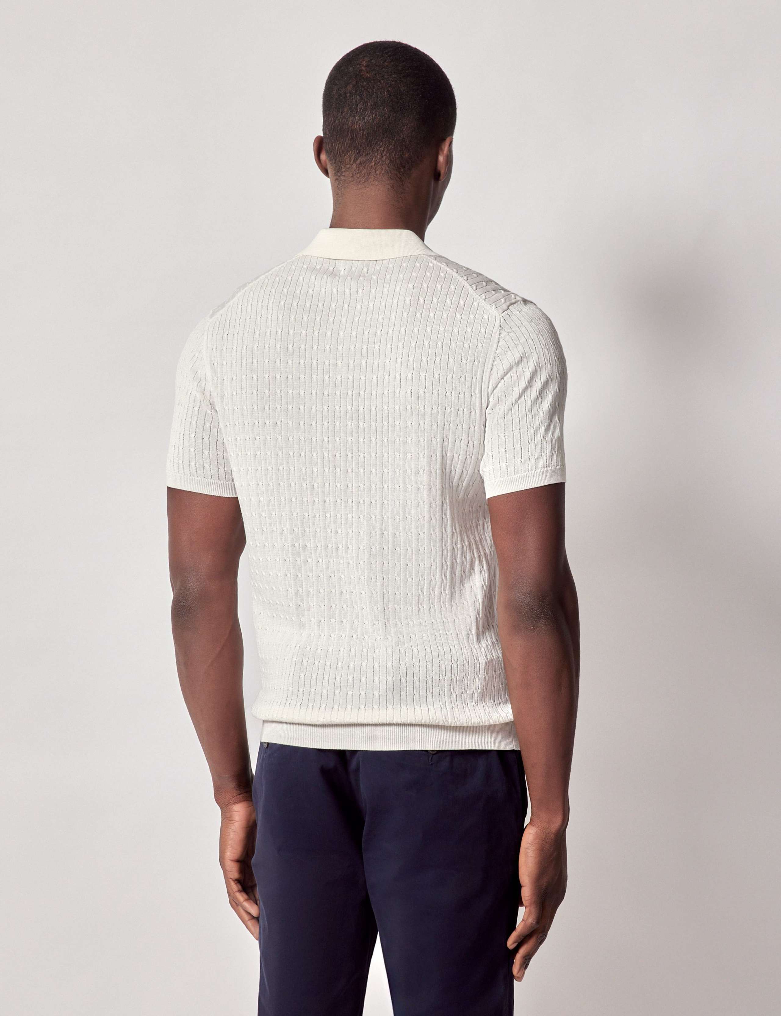Pure Cotton Knitted Polo Shirt 2 of 3