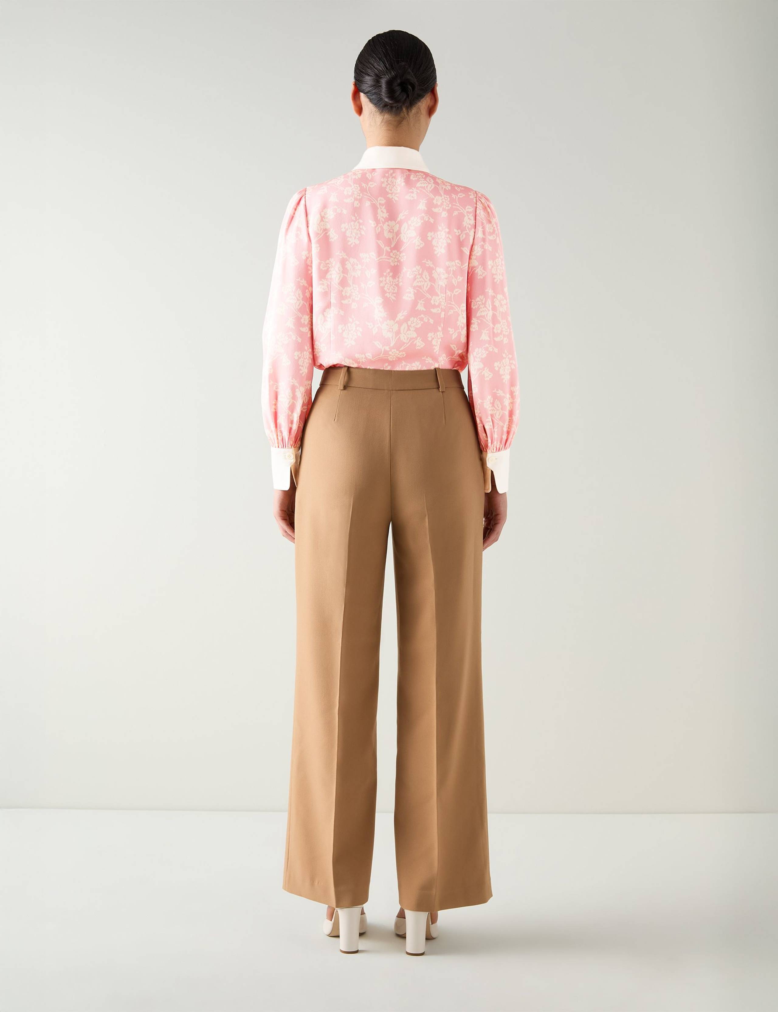 Floral Print Collared Blouse 3 of 4