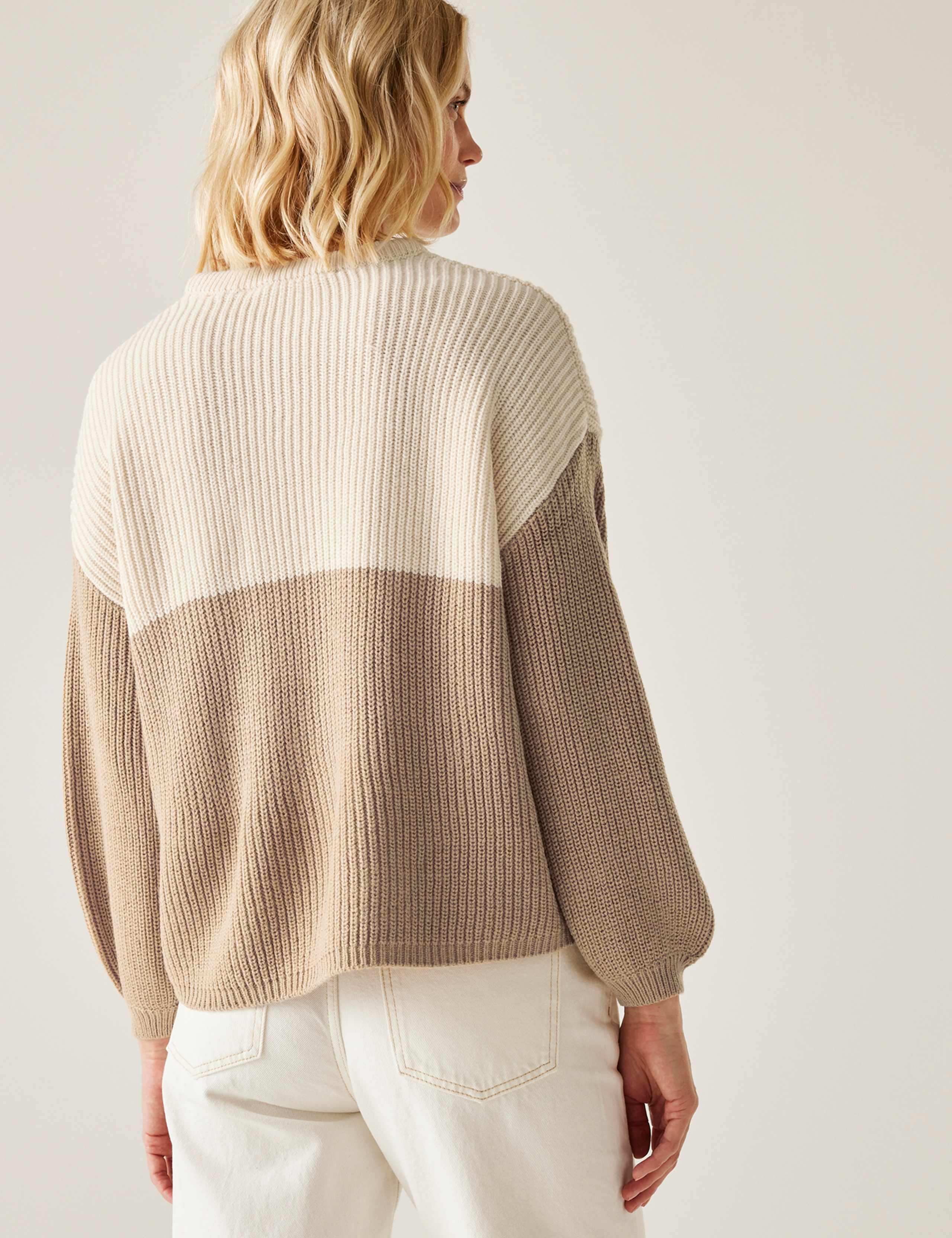 Kamaria Colour Block Relaxed Jumper 4 of 6