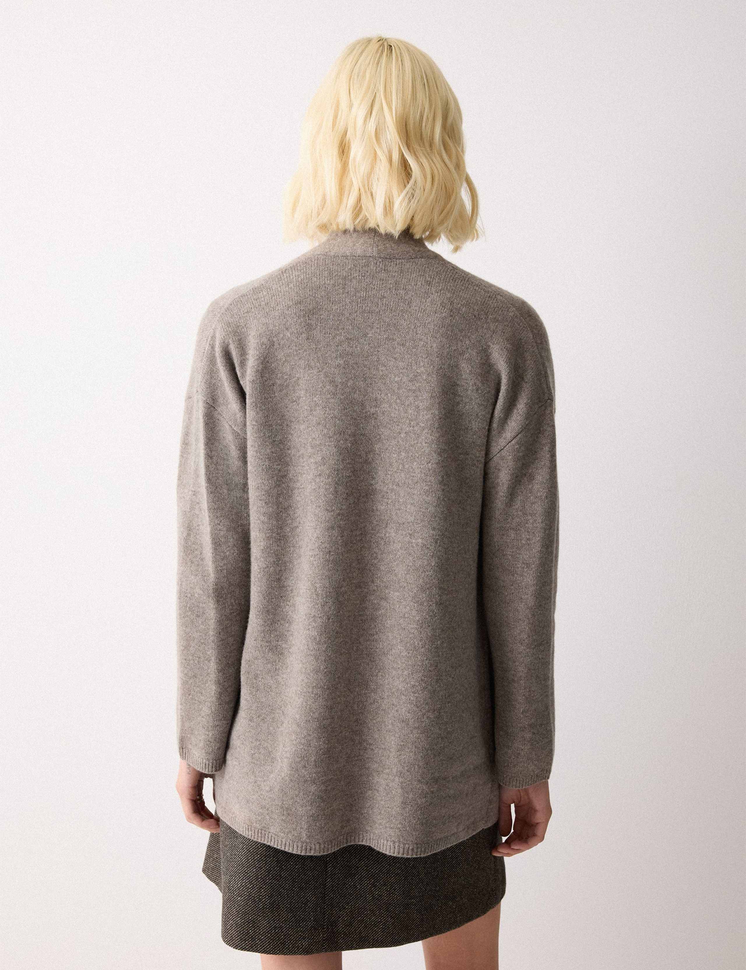 Wool Rich Edge to Edge Longline Cardigan 4 of 5