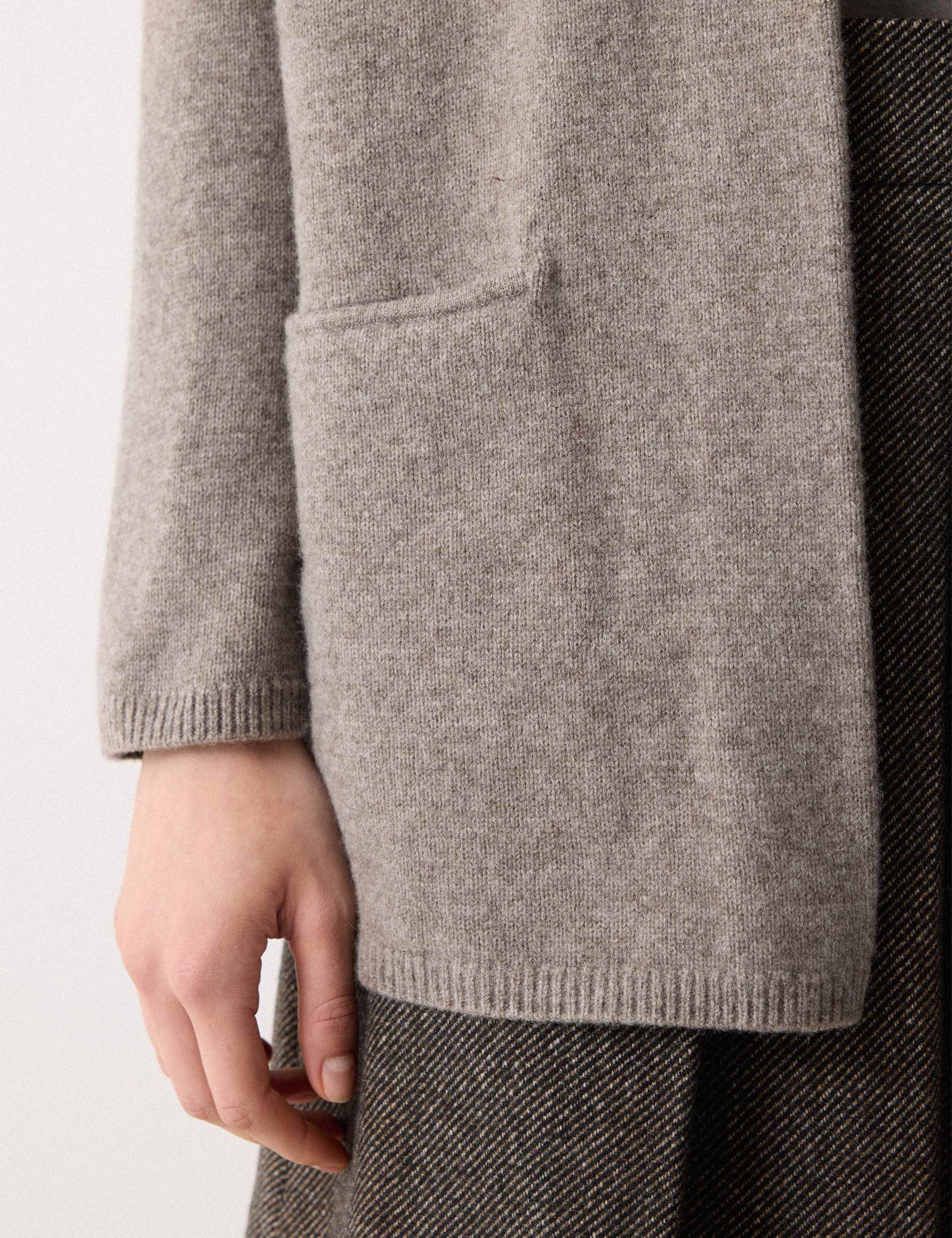 Wool Rich Edge to Edge Longline Cardigan 5 of 5