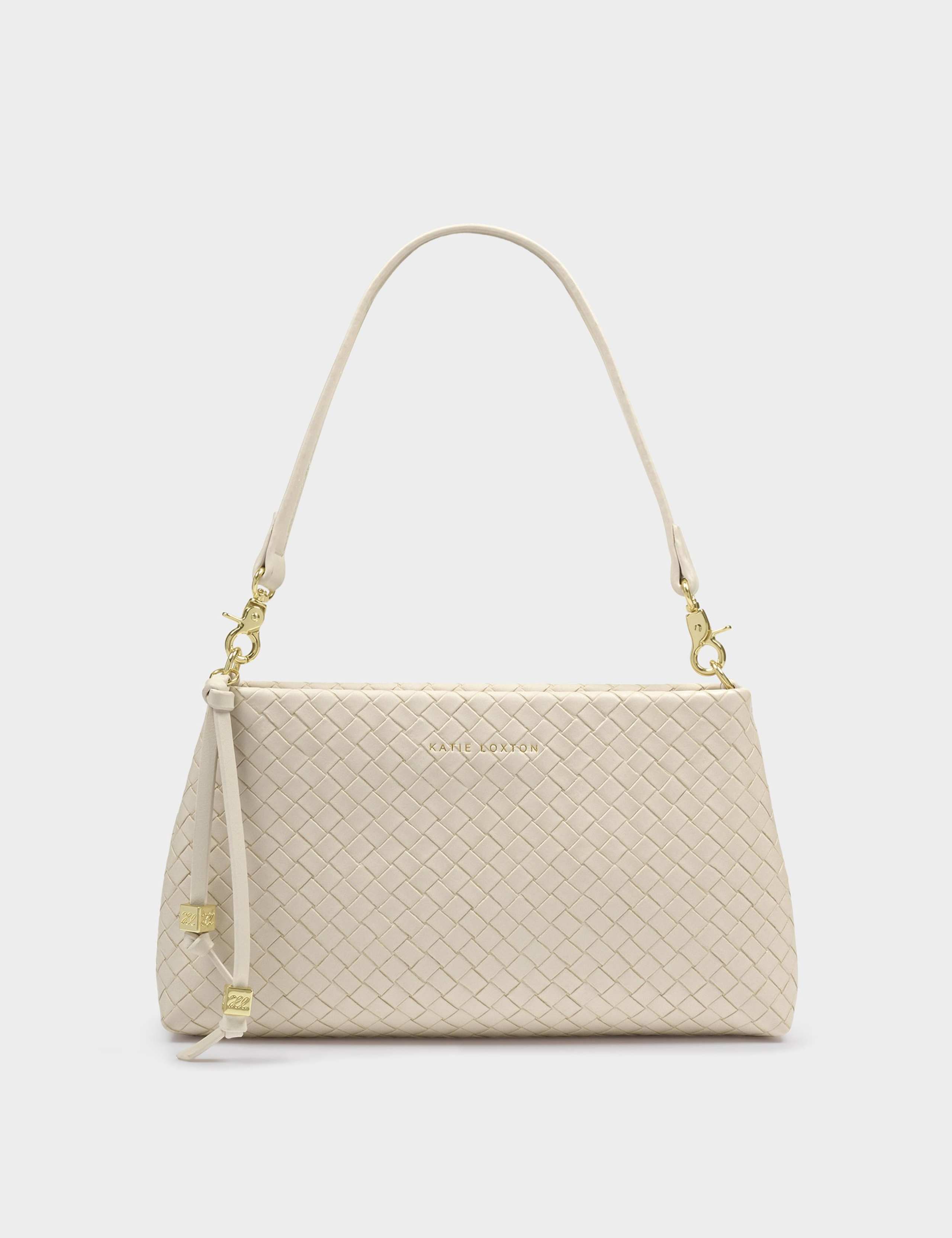 Faux Leather Woven Texture Clutch Bag 2 of 6