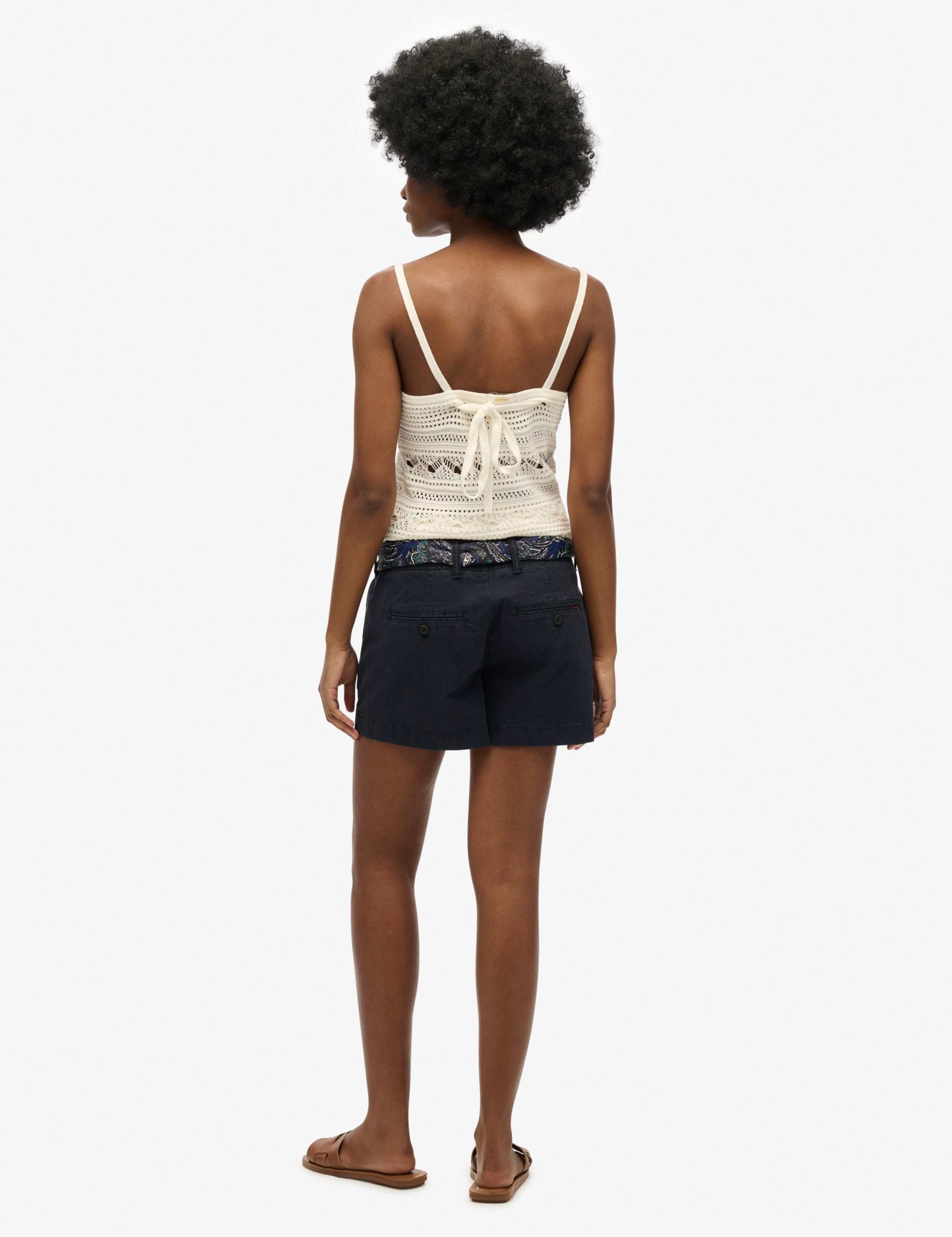 Cotton Rich Belted Chino Shorts 4 of 5
