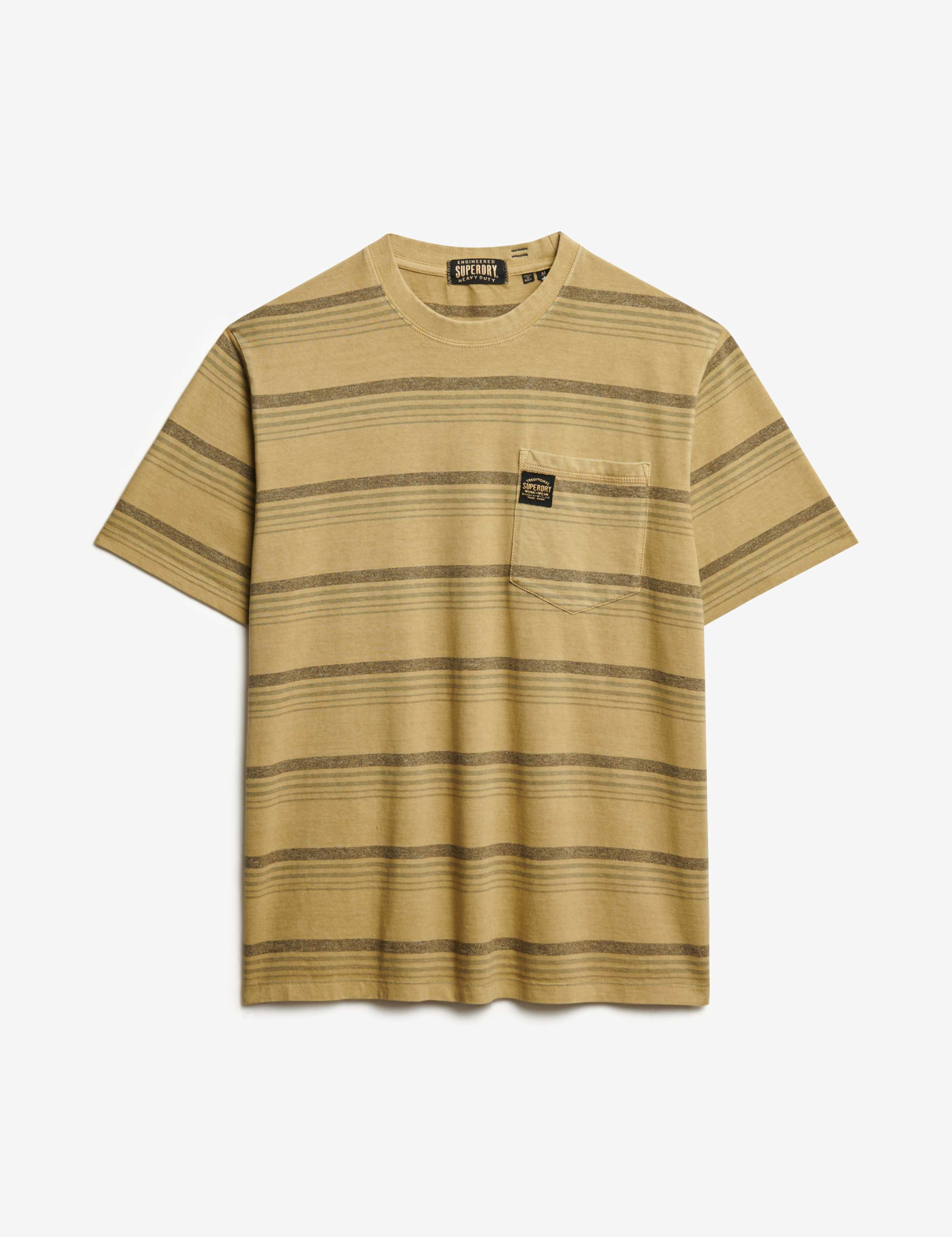 Pure Cotton Striped Crew Neck T-Shirt 2 of 6