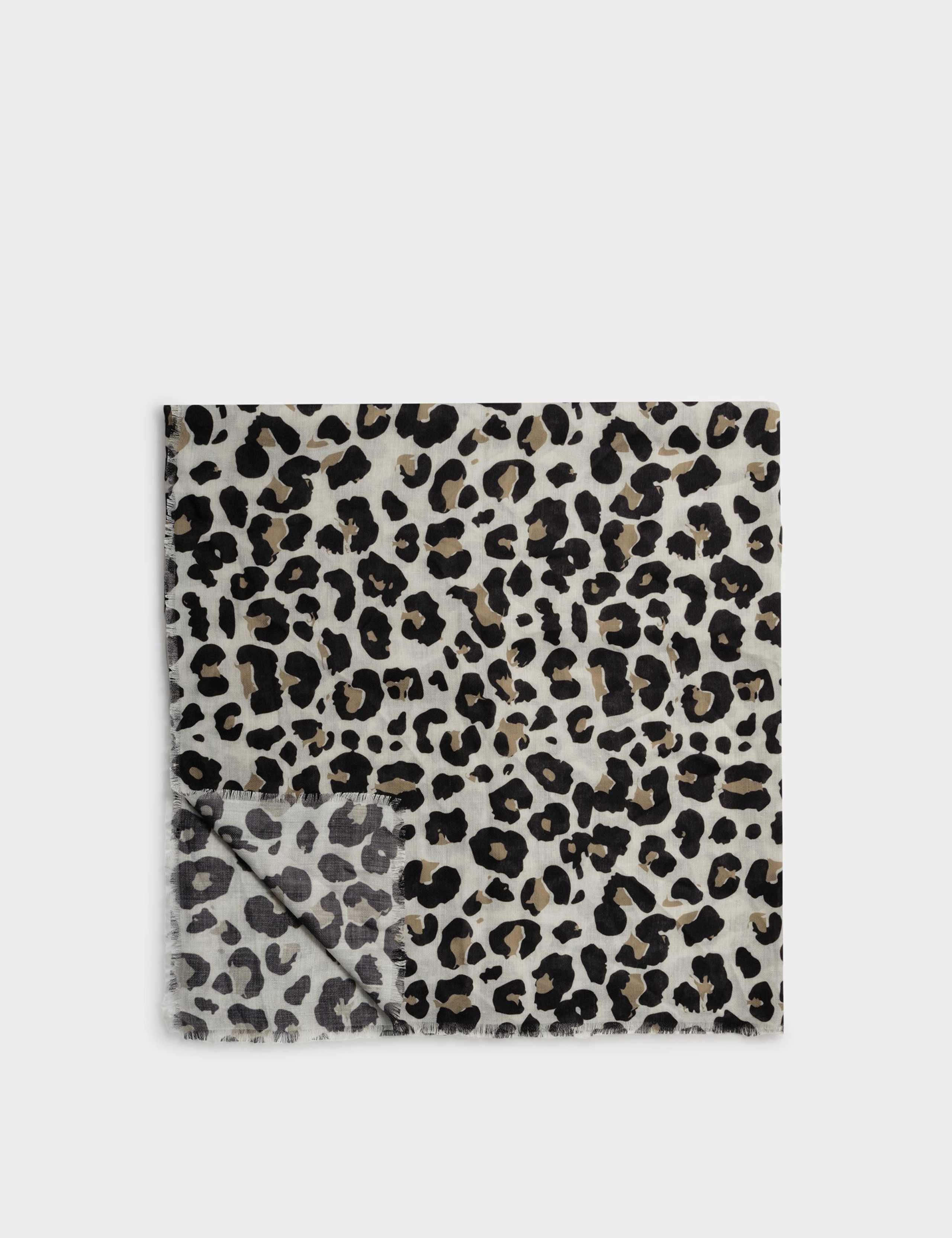 Leopard Print Scarf 1 of 4