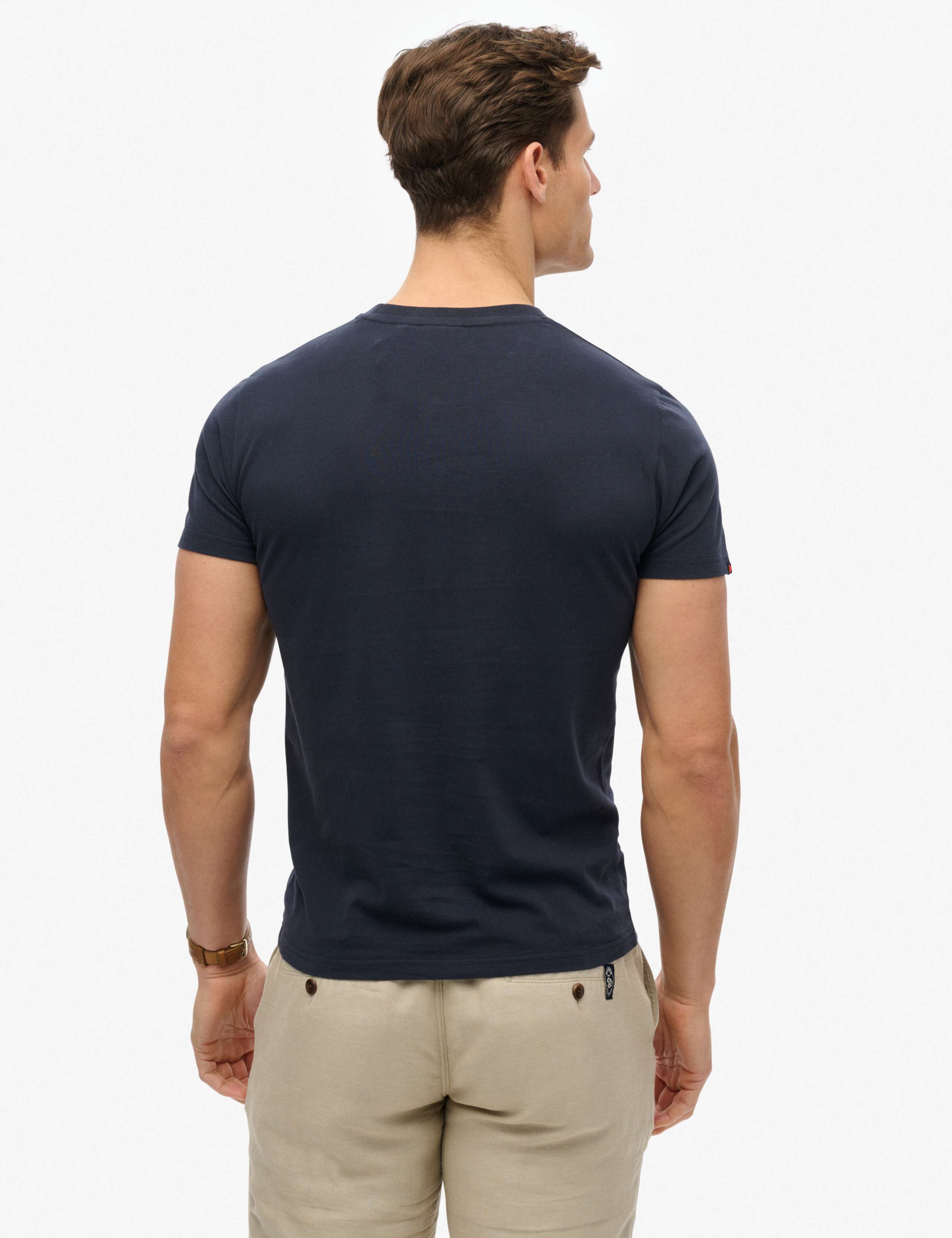 Pure Cotton Embroidered Logo T-Shirt 3 of 6