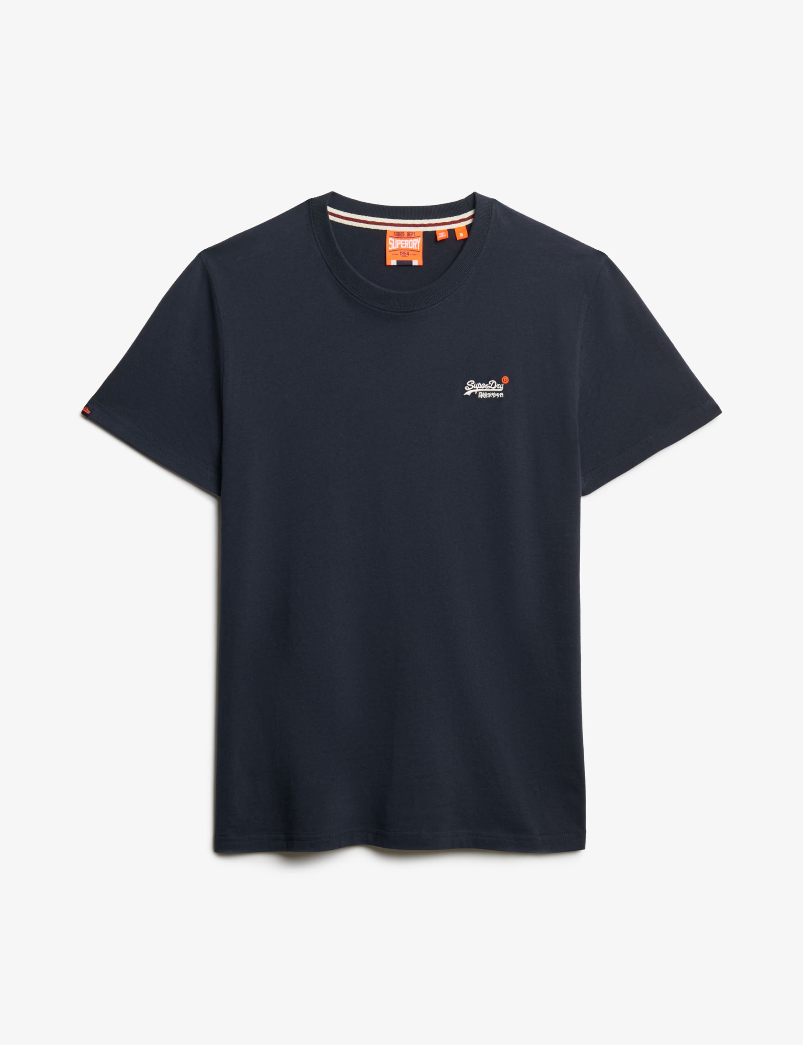 Pure Cotton Embroidered Logo T-Shirt 2 of 6