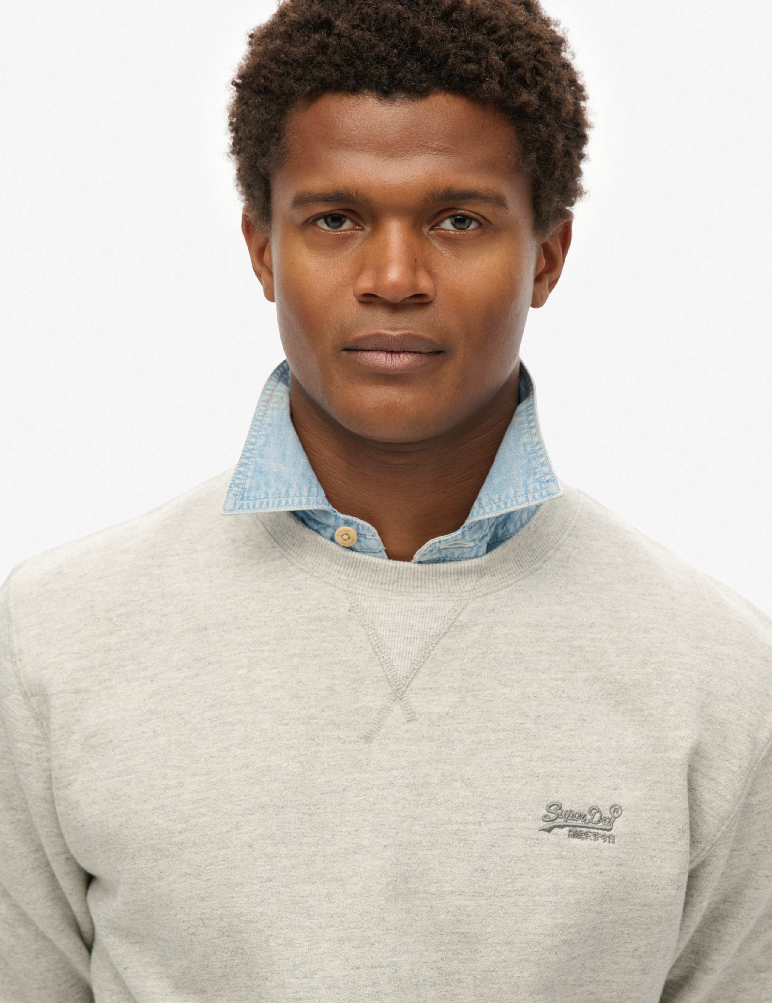 Cotton Rich Henley Sweatshirt 5 of 5