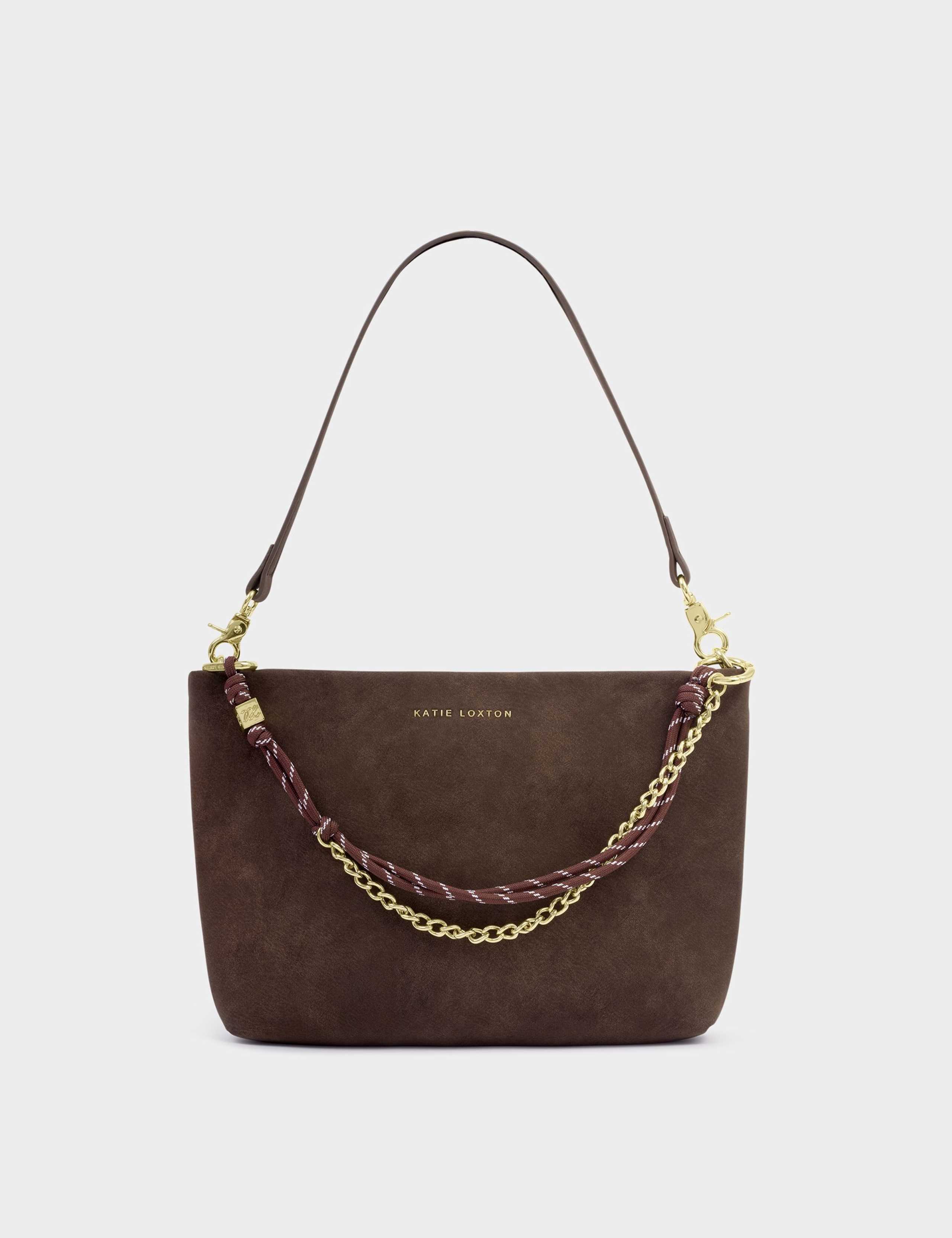 Faux Suede Wristlet Clutch Shoulder Bag 2 of 7